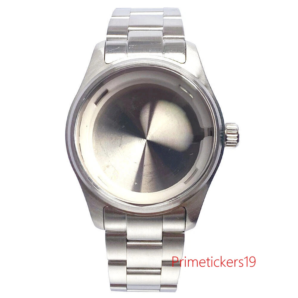 36/39mm Pilot Watch Case+Band Fit NH35 NH36 NH34 ETA2824 PT5000 Miyota8215 821A