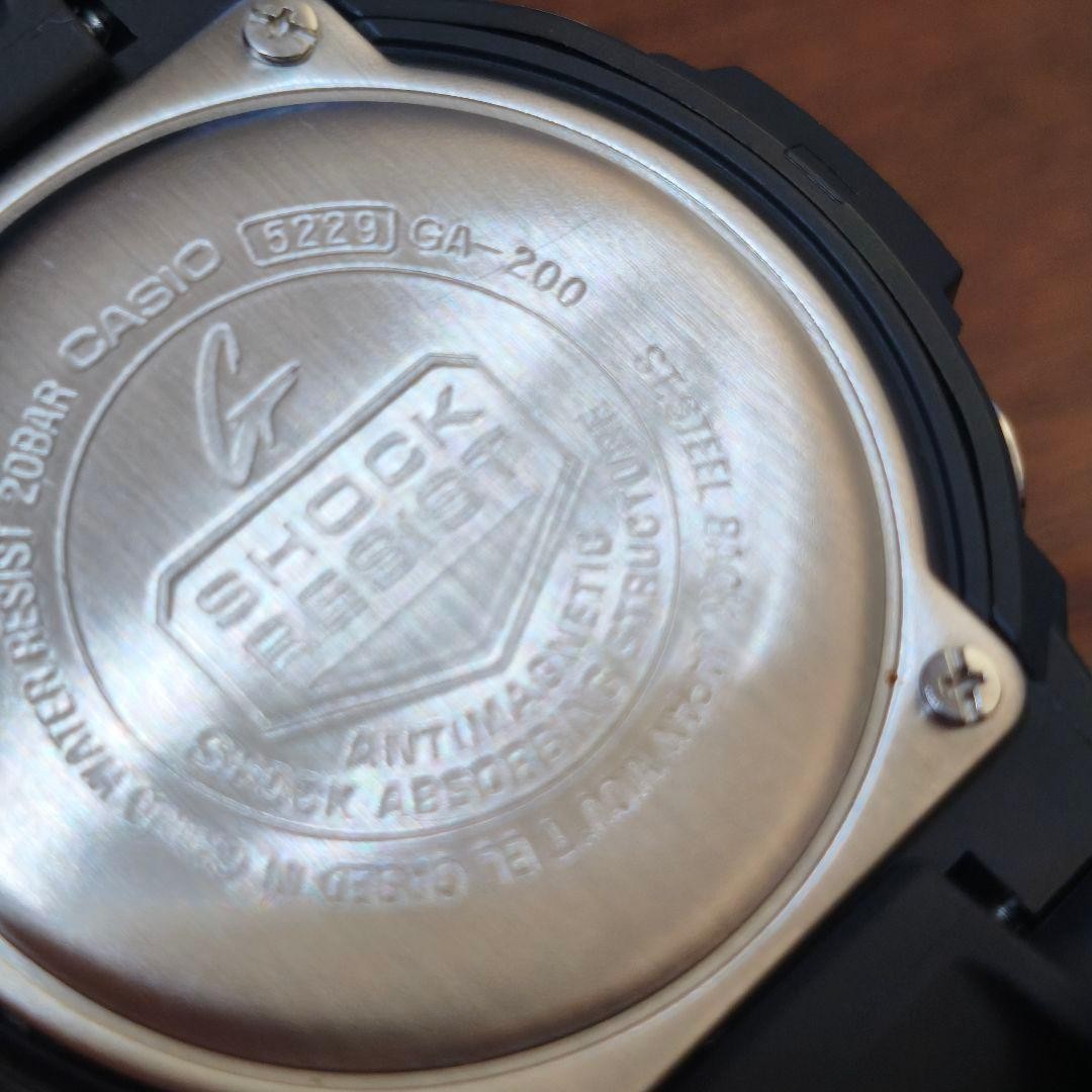 Casio G-SHOCK GA-200-1AJF Black Watch Battery Replaced
