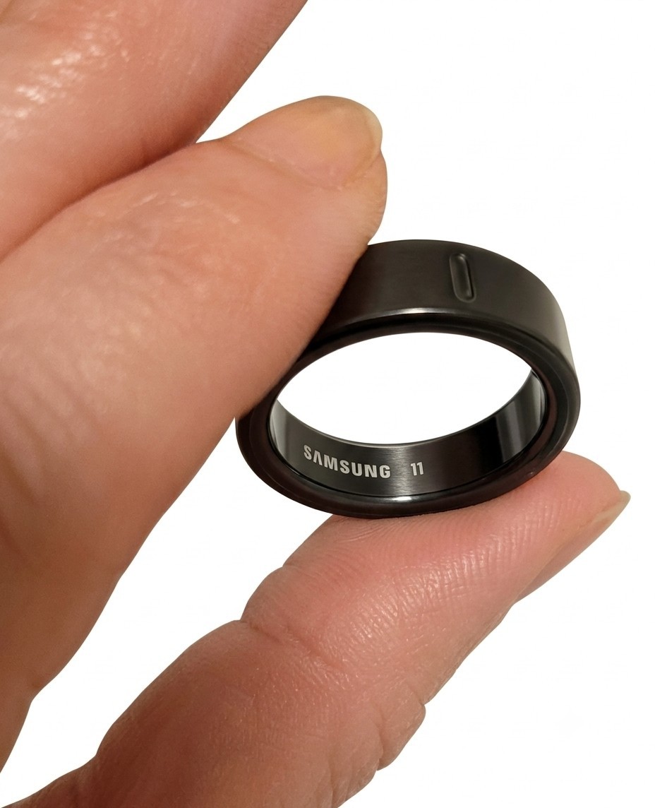 Samsung Galaxy Ring Size 11 Titanium Black Titanium Smart Ring