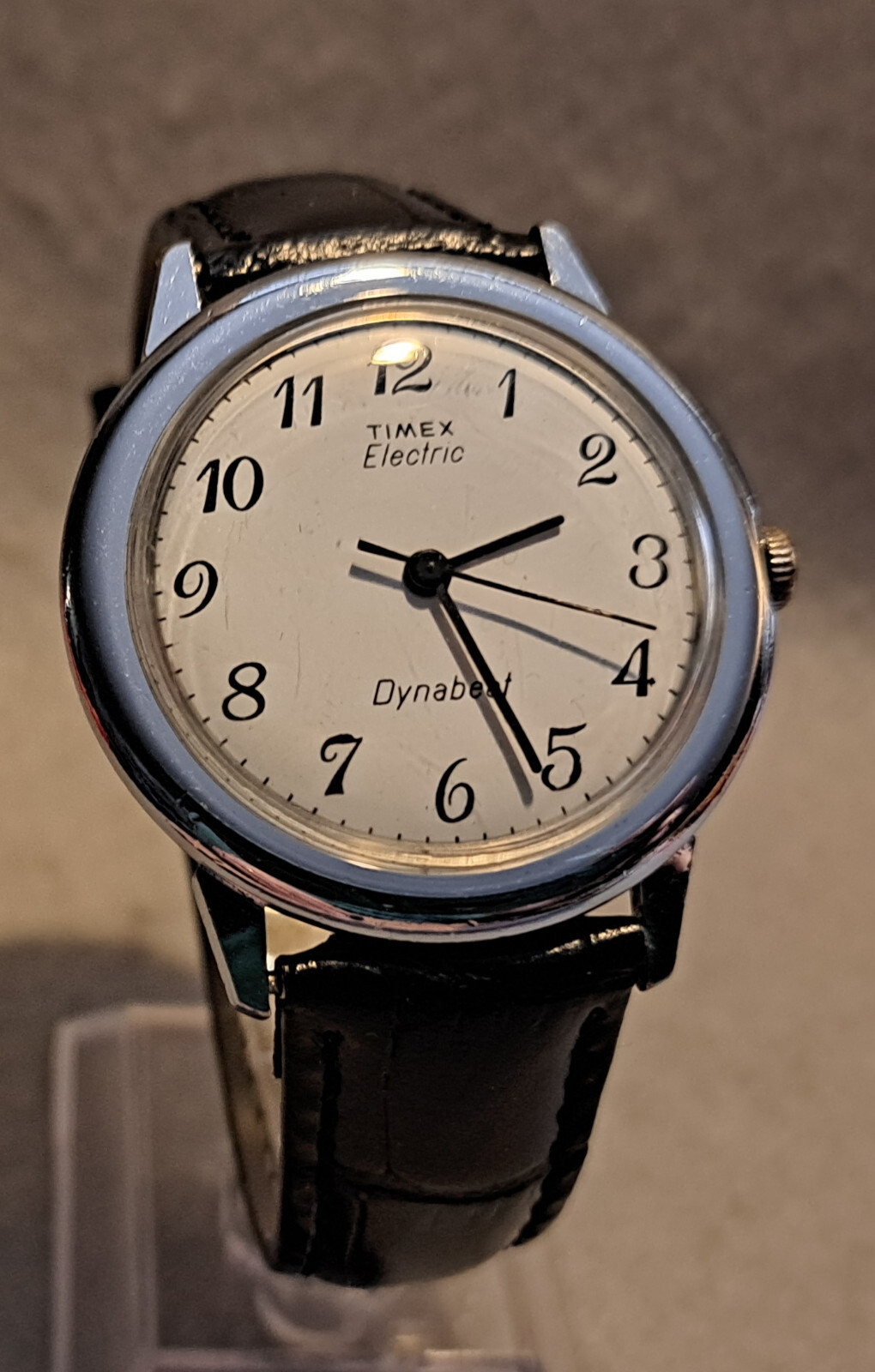 A Very Nice Vintage 1976 Timex Dynabeat Mens watch 77152-25376