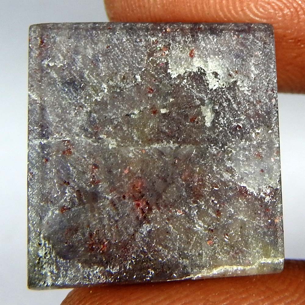 22.35 Cts. Natural Iolite Sunstone Fancy Cabochon 19x18x5 Loose Gemstone