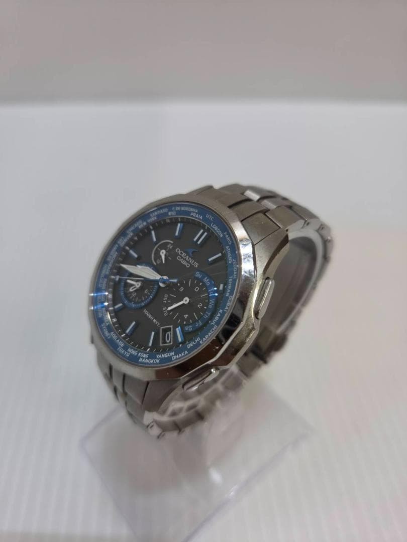 CASIO OCEANUS Manta OCW-S1400-1AJF Black Titanium Tough Solar Multiband 6 w/Box