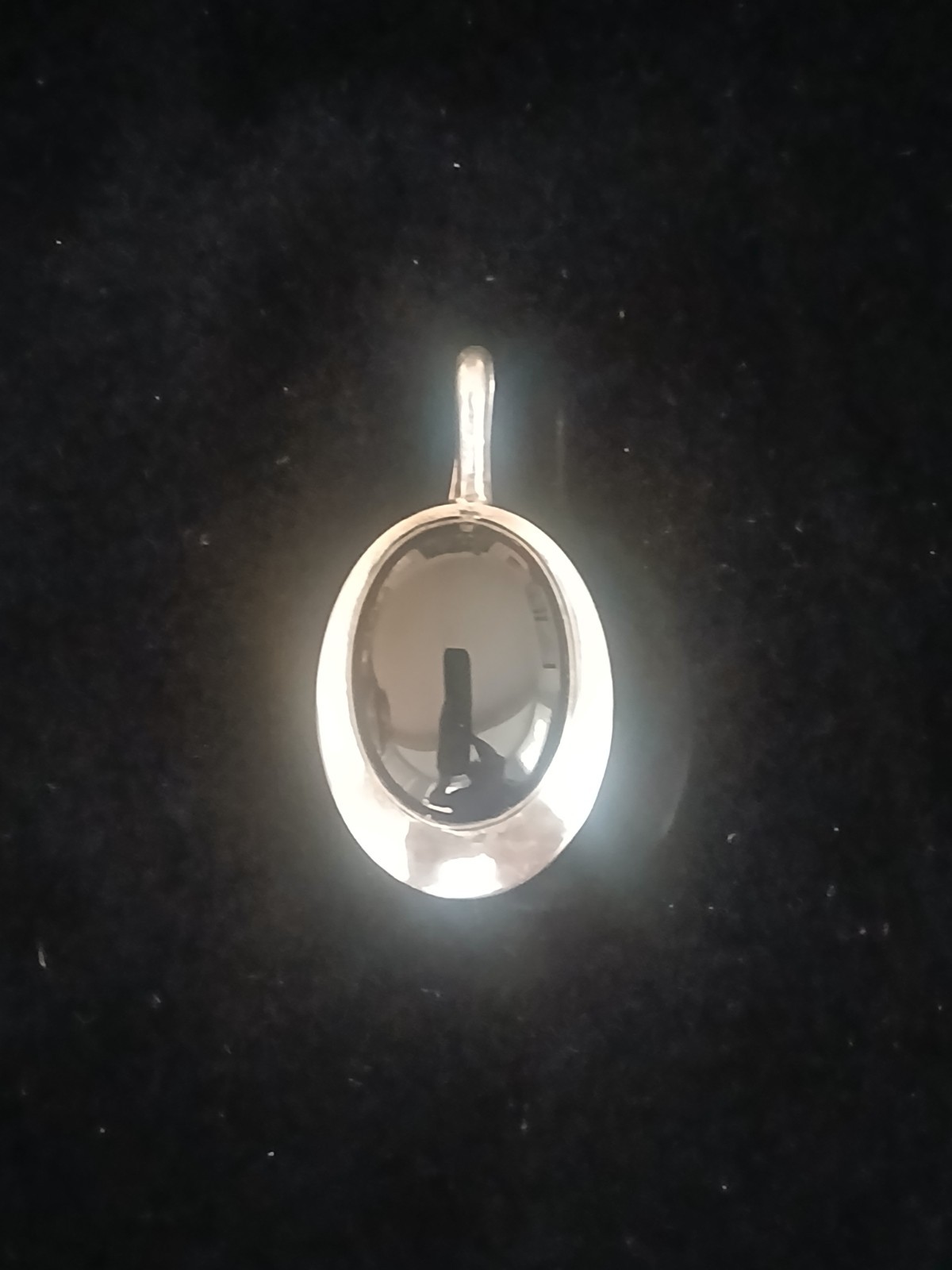 Mitchell Calabaza Sterling Pendant 17g – Black Onyx Cabochon – Signed MCLBZ