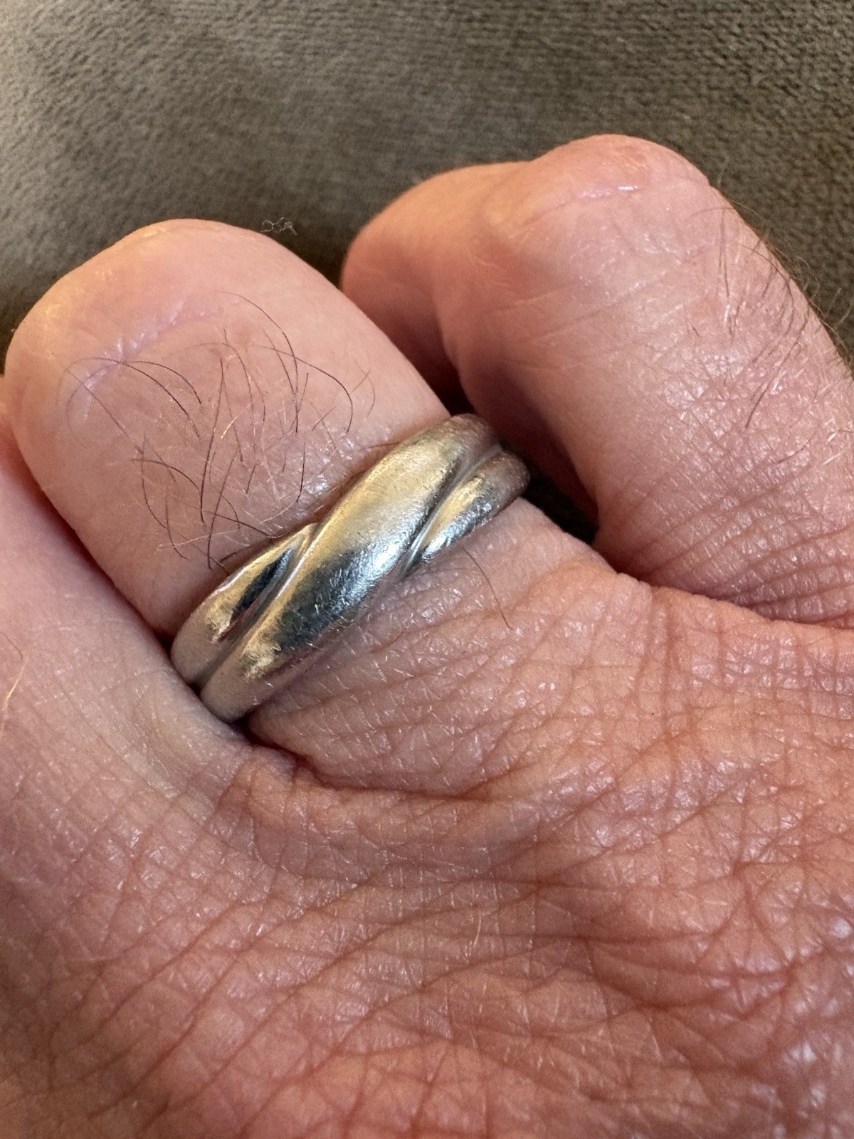 Platinum Scott Kay Designer mens ring