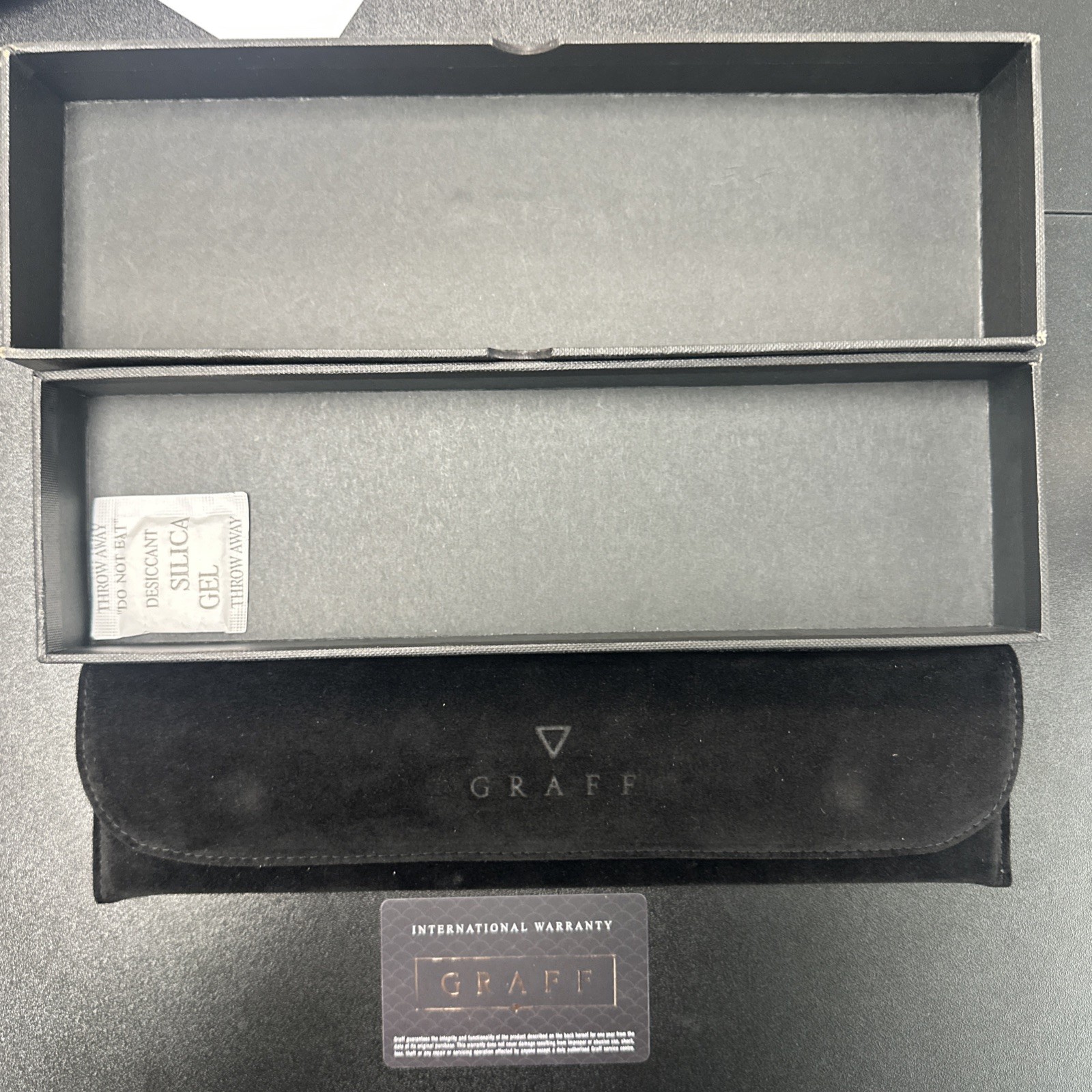 Graff watch box black for Watch