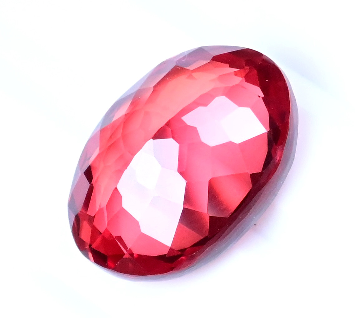 17.15 Ct Natural Myanmar Red-Pink Spinel Certified Oval Stunning Loose Gemstone