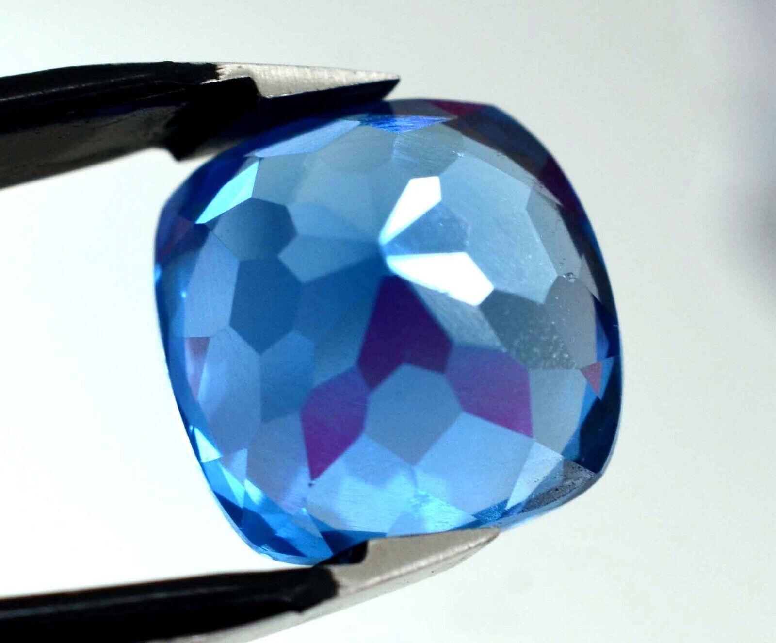 Aquamarine Natural Santa Maria Blue Cushion Cut Loose Gemstone 9.60 Ct Certified