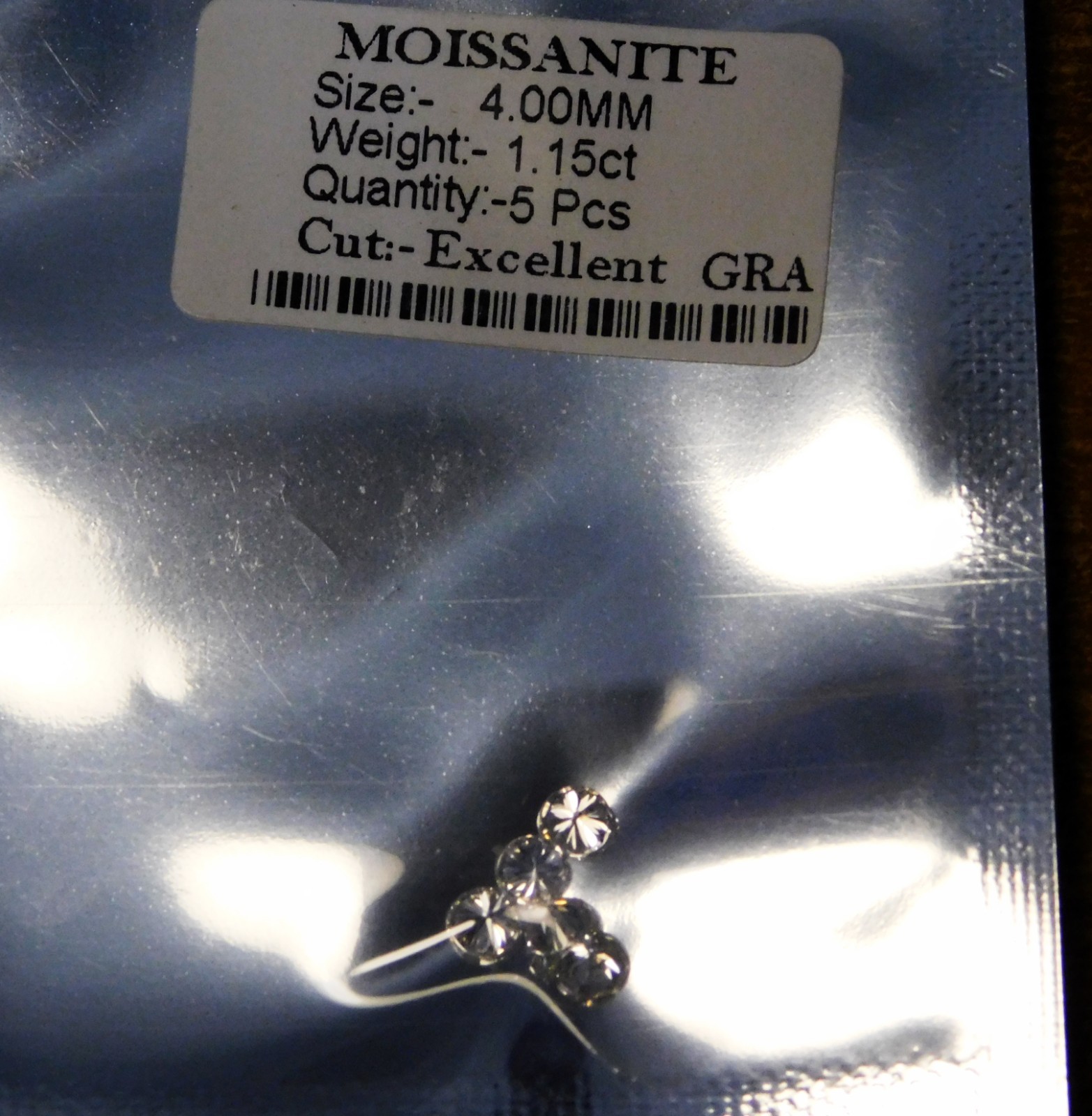 Real Moissanite 1 mm to 6 mm Lot VVS1 Color D Loose gemstone