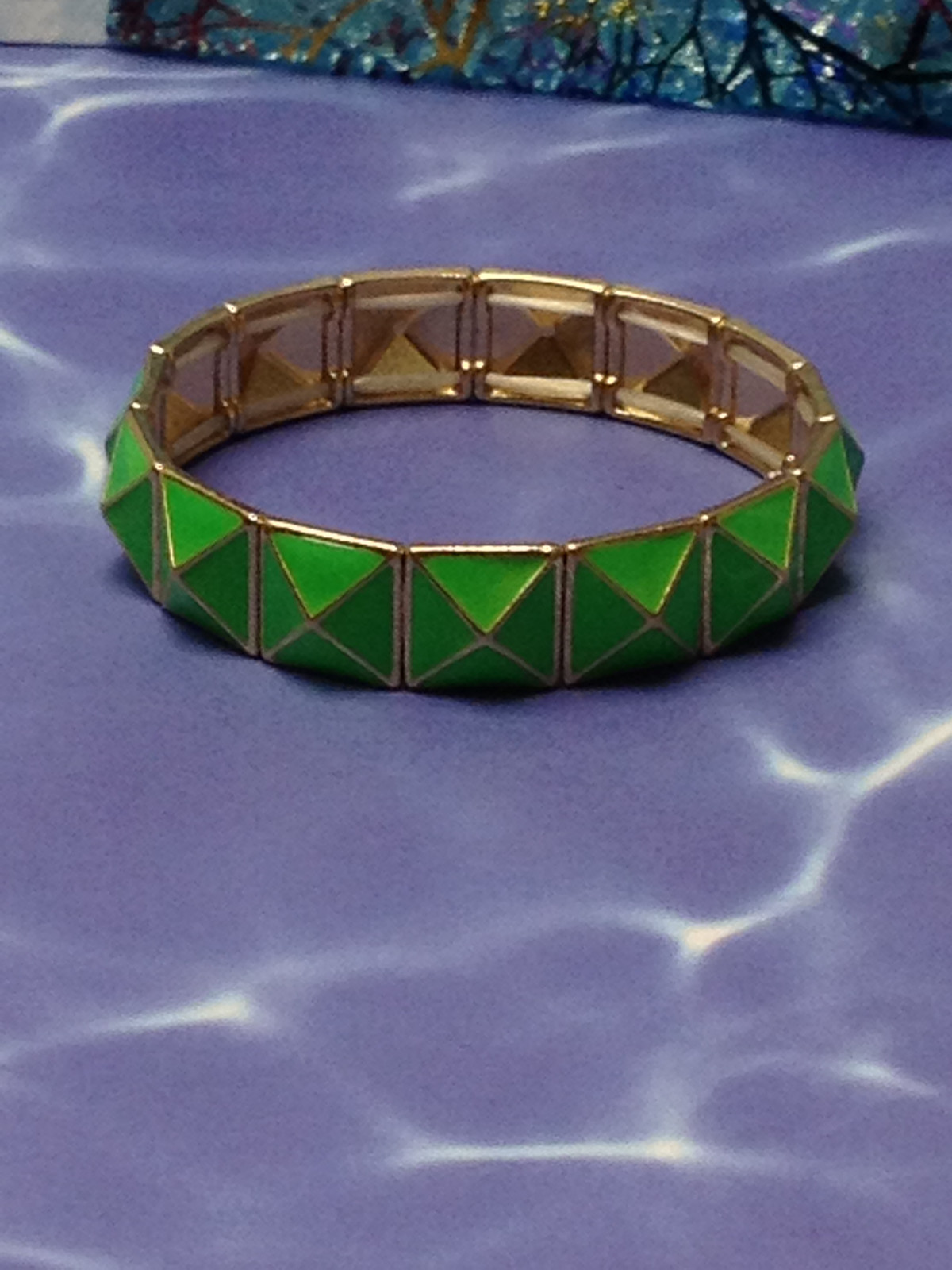 PRETTY GIRL LADY BRACELETS Blue Black Green Orange Purple Red Turquoise Yellow