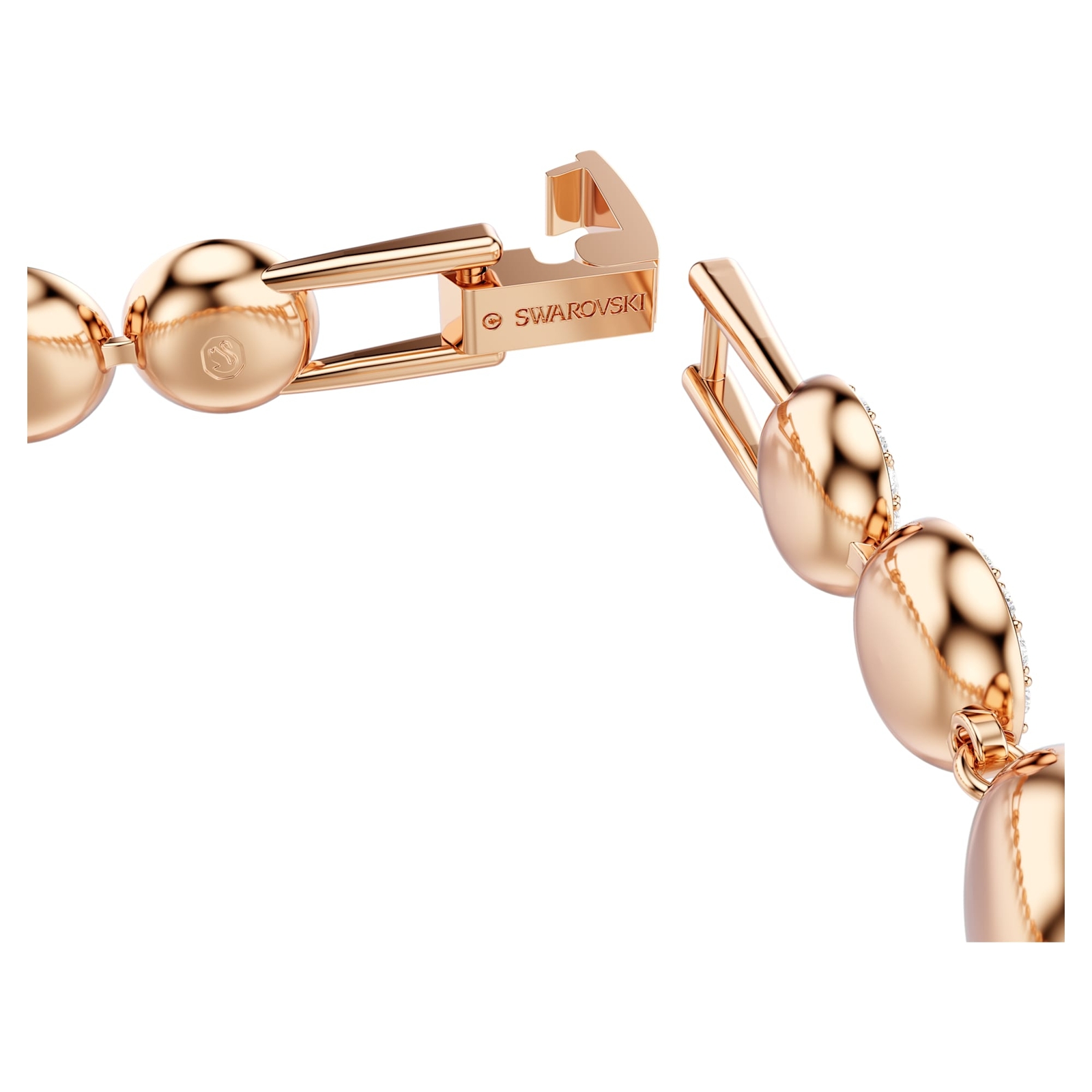 Swarovski Angelic Crystal Rose Gold/Rose Gold Plated Soft Bracelet 5240513
