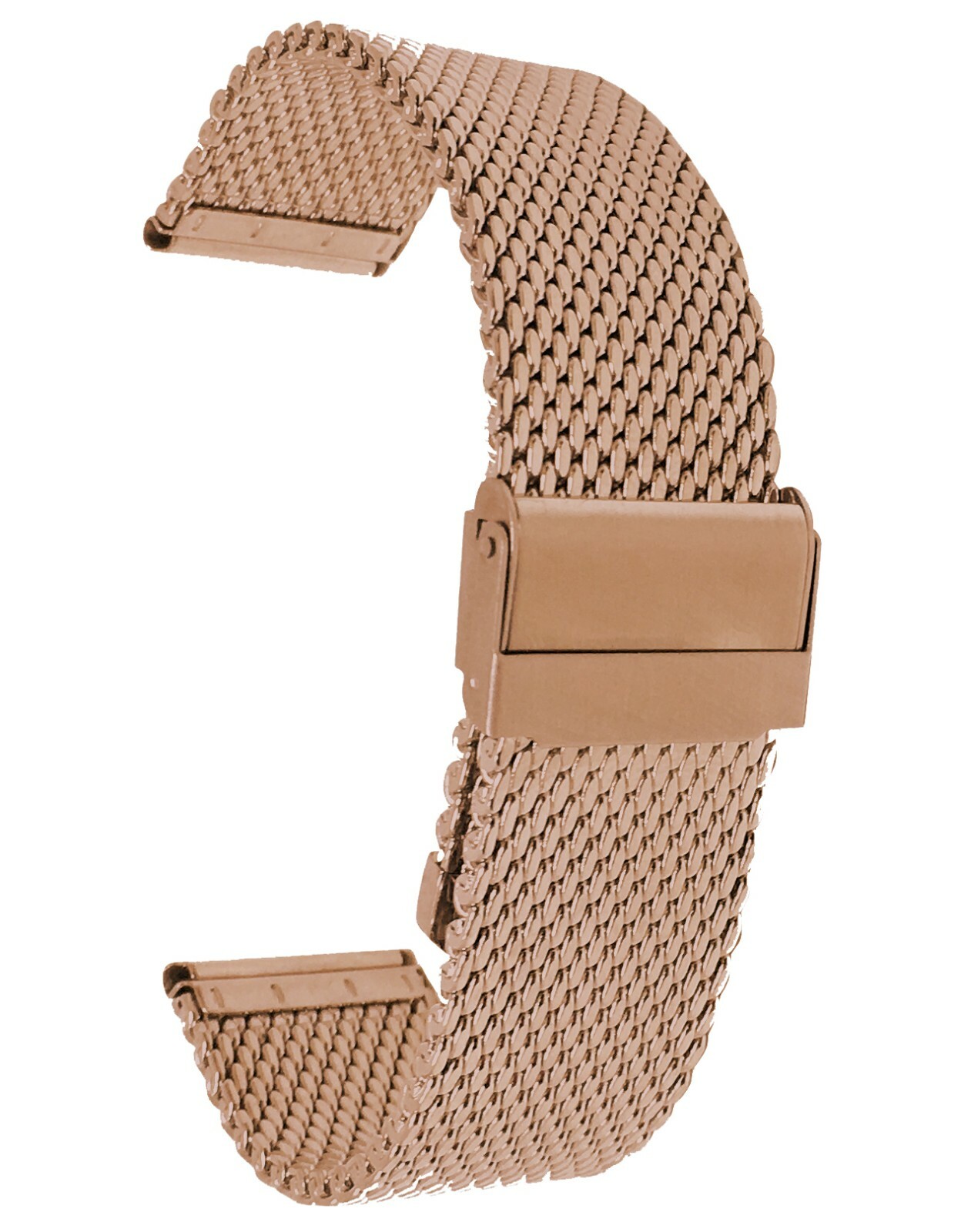 Bandini Stainless Steel Mesh Watch Band Strap, Thick Metal – 18mm 20mm 22mm 24mm