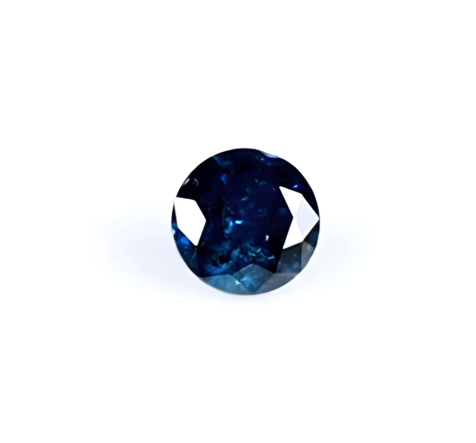 1.10ct Fancy Vivid BLUE DIAMOND Color Clarity I2 Top Spectacular Galaxy Pattern