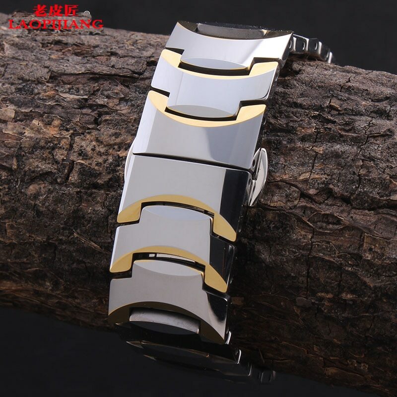 26mm 15mm Stainless Steel Bracelet for Rado 6027 Watch Strap Watchband + Buckle