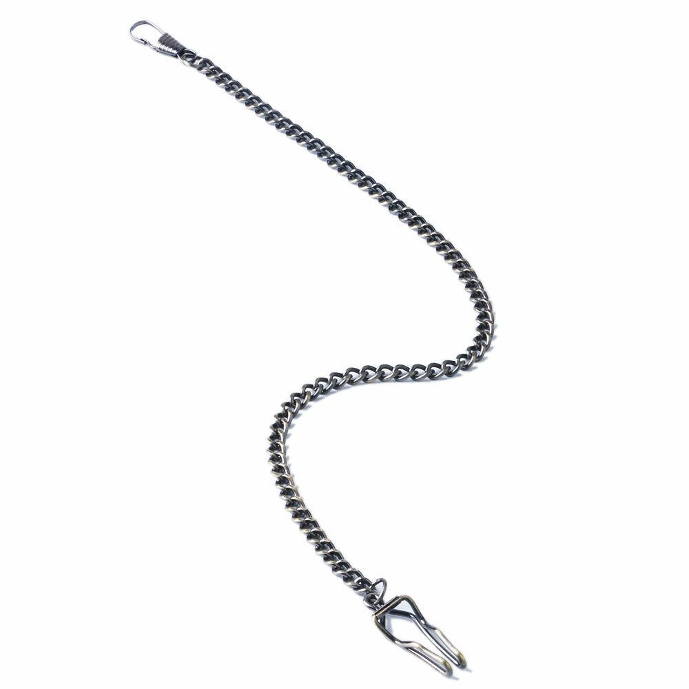 1pcs 38cm Chain Vintage Pocket Watch FOB Pendant Chain Bronze/Silver/Gold/Black