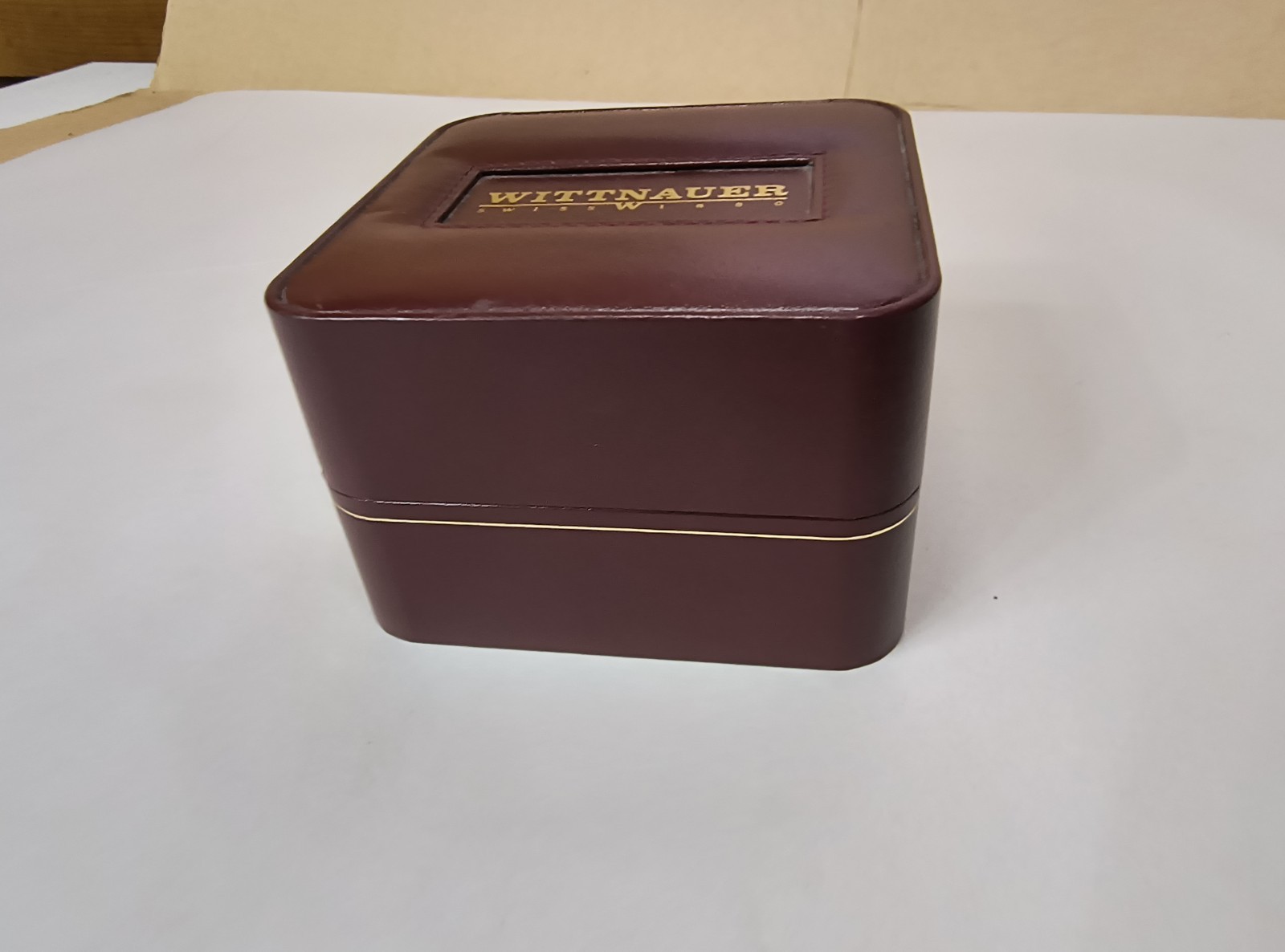Wittnauer Champion 90th Anniversary Watch Gold Tone NOS Box Tag 1907- 1997 Swiss