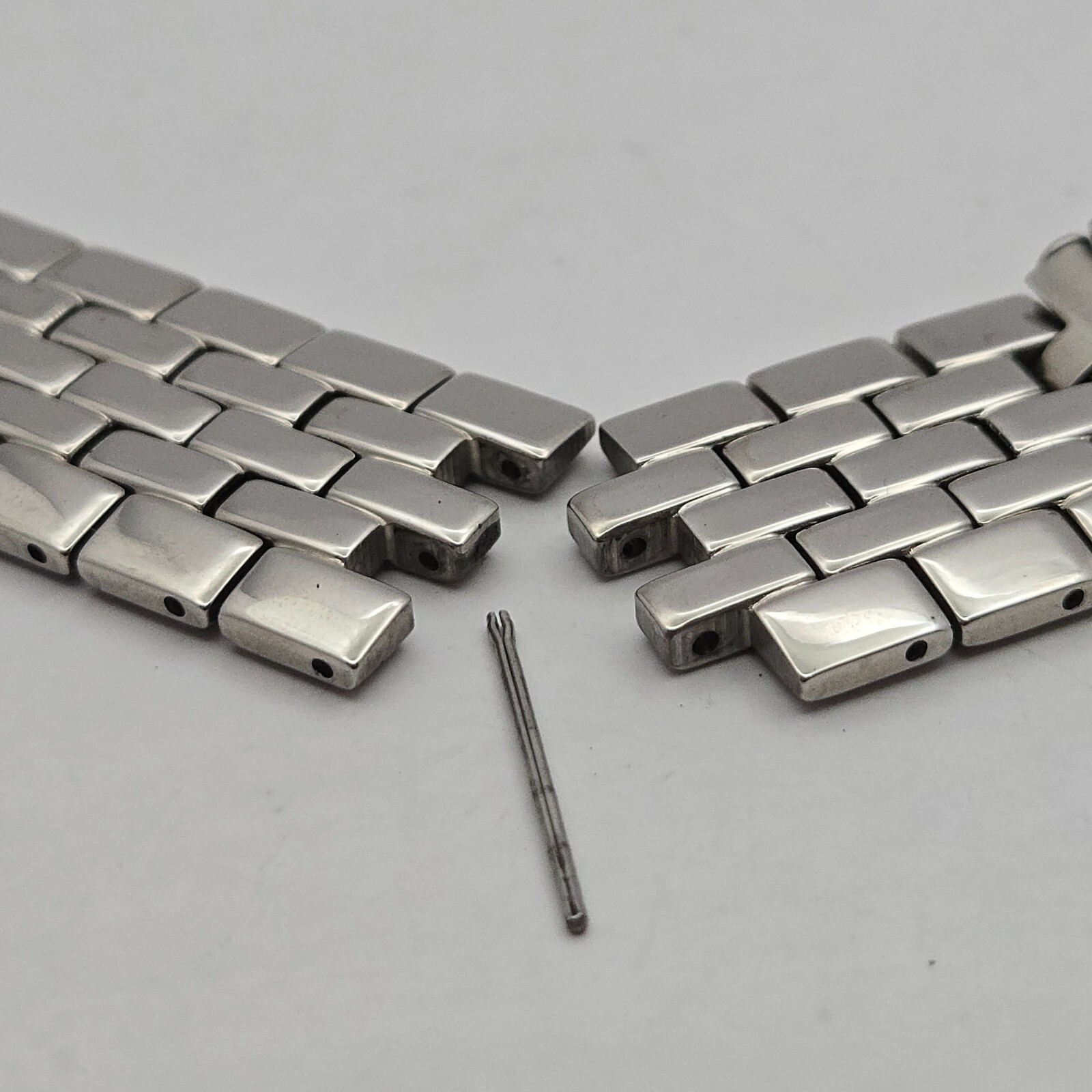 20mm stainless steel watch accessories watch bracelet/strap, silver watch chain