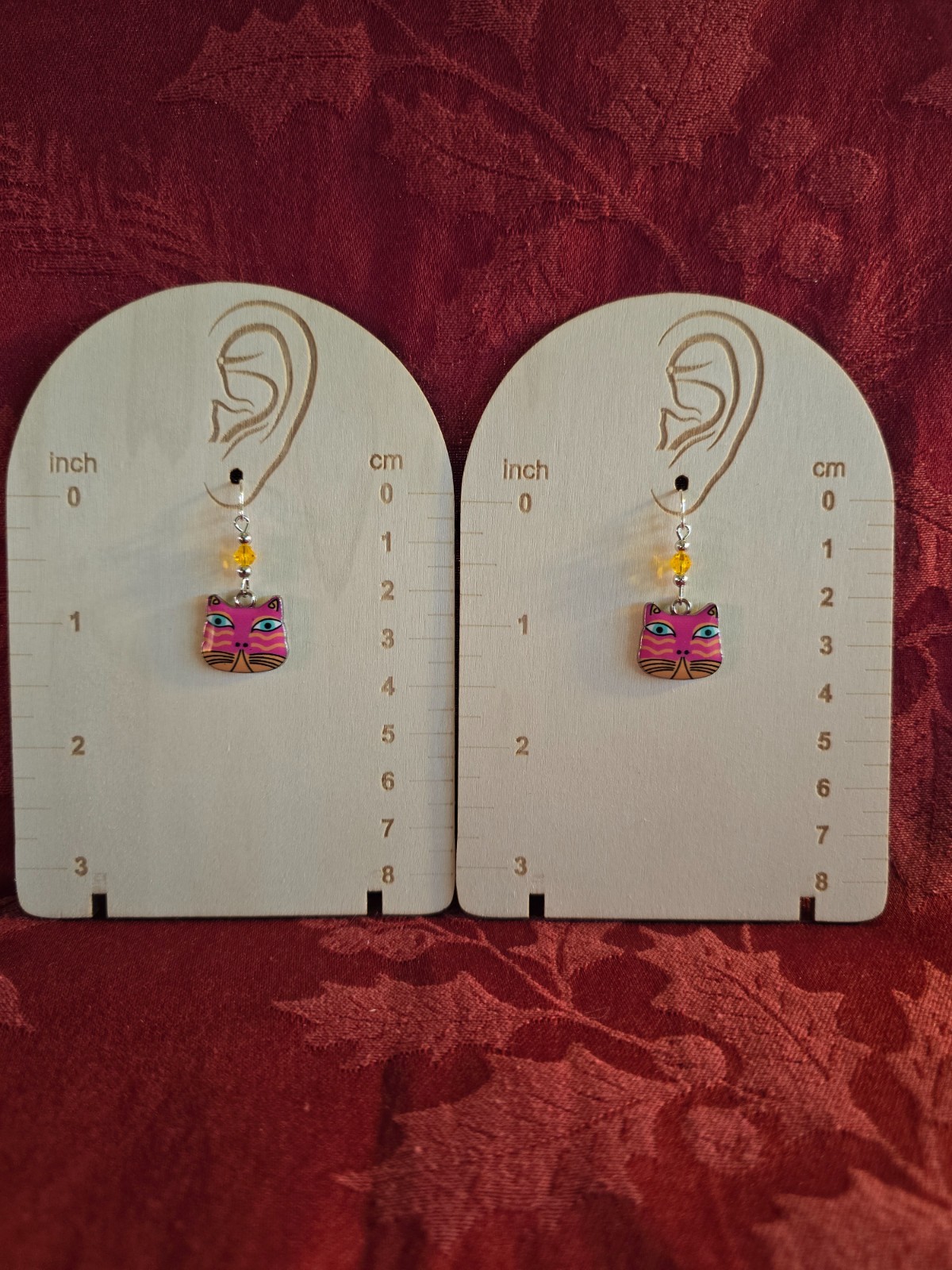 Charm Earrings 925 Sterling Silver Wire With Dogs & Cat Charms Check Them Out!