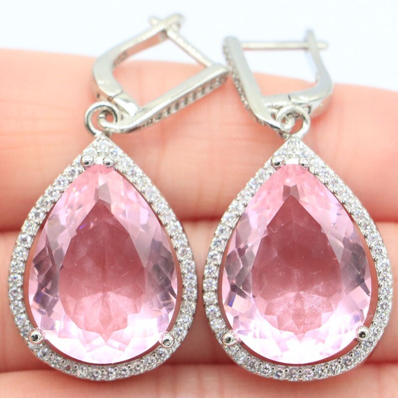Buy 4 Get 1 Free 16g Kunzite Tourmaline Alexandrite Topaz CZ Silver Earrings