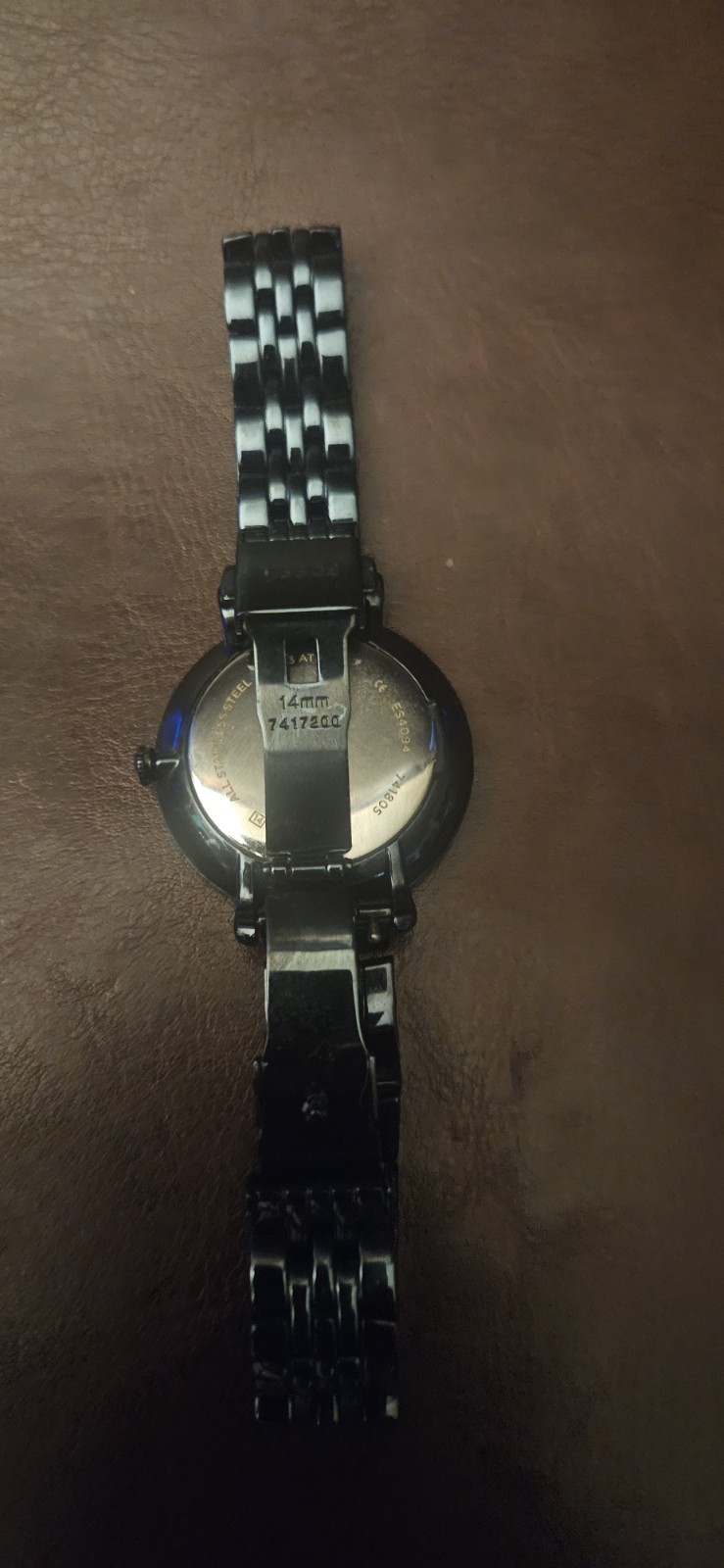 Fossil Jacqueline Blue Dial Blue Steel Strap Watch for Women – ES4094