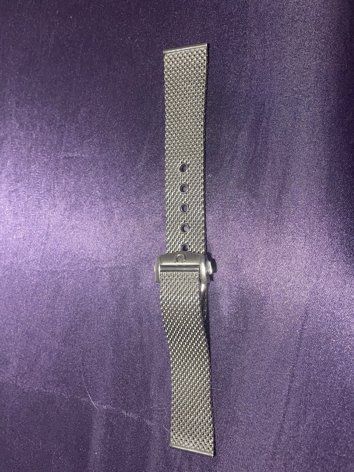 20mm Omega Braided Titanium Mesh Watch Band (Bracelet Only!)