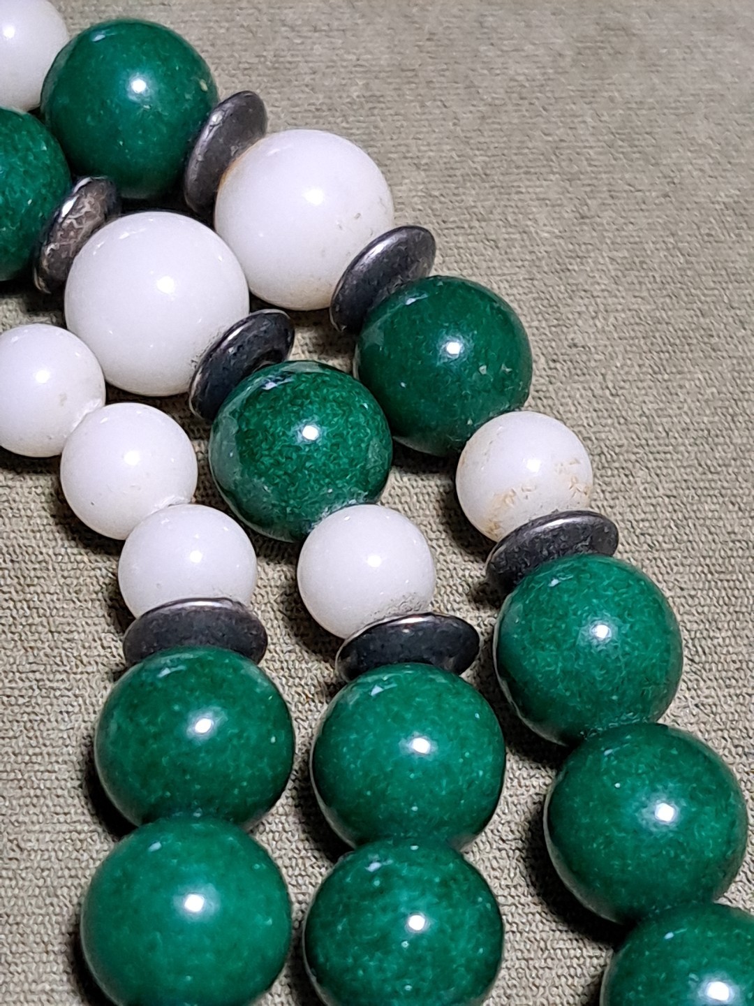 Vintage Mid 20th Century Gemstone 32″ Necklace