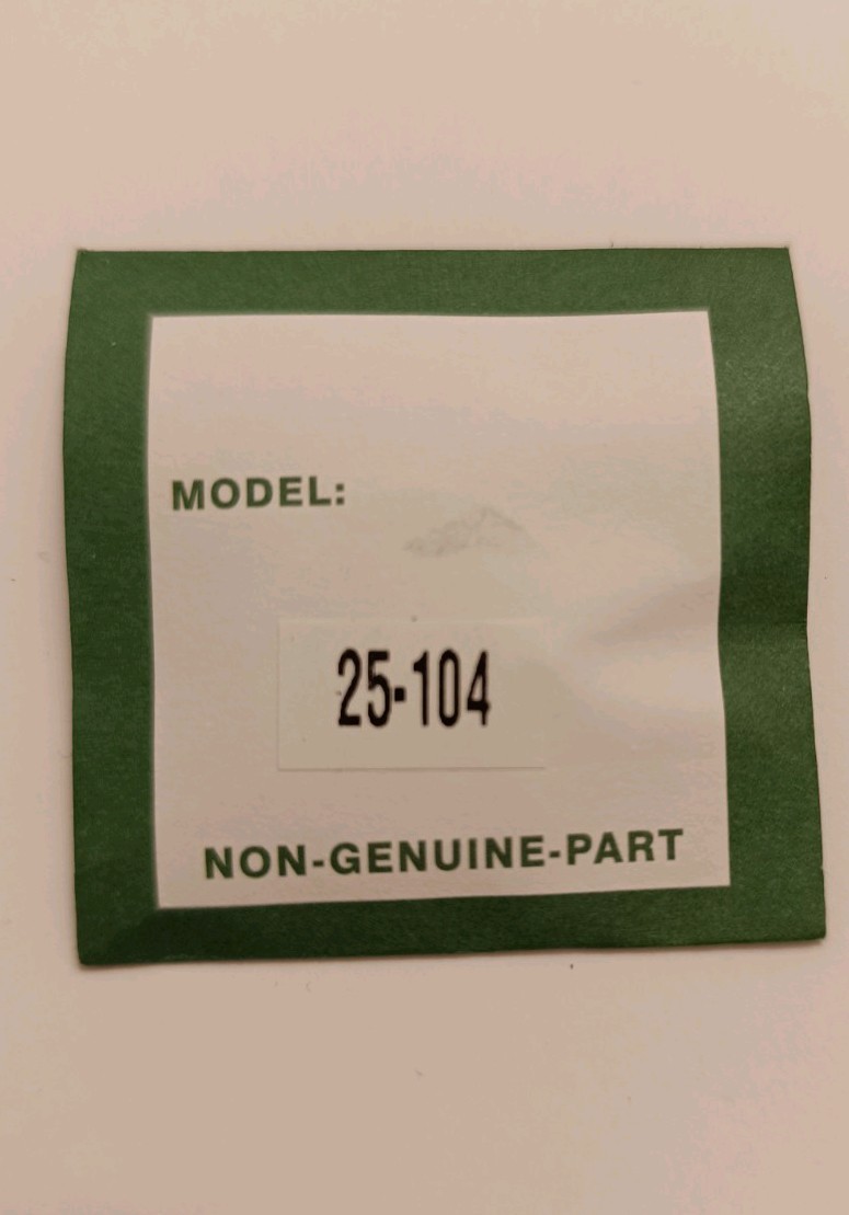 Rolex 25-104 Compatible Plastic Glass
