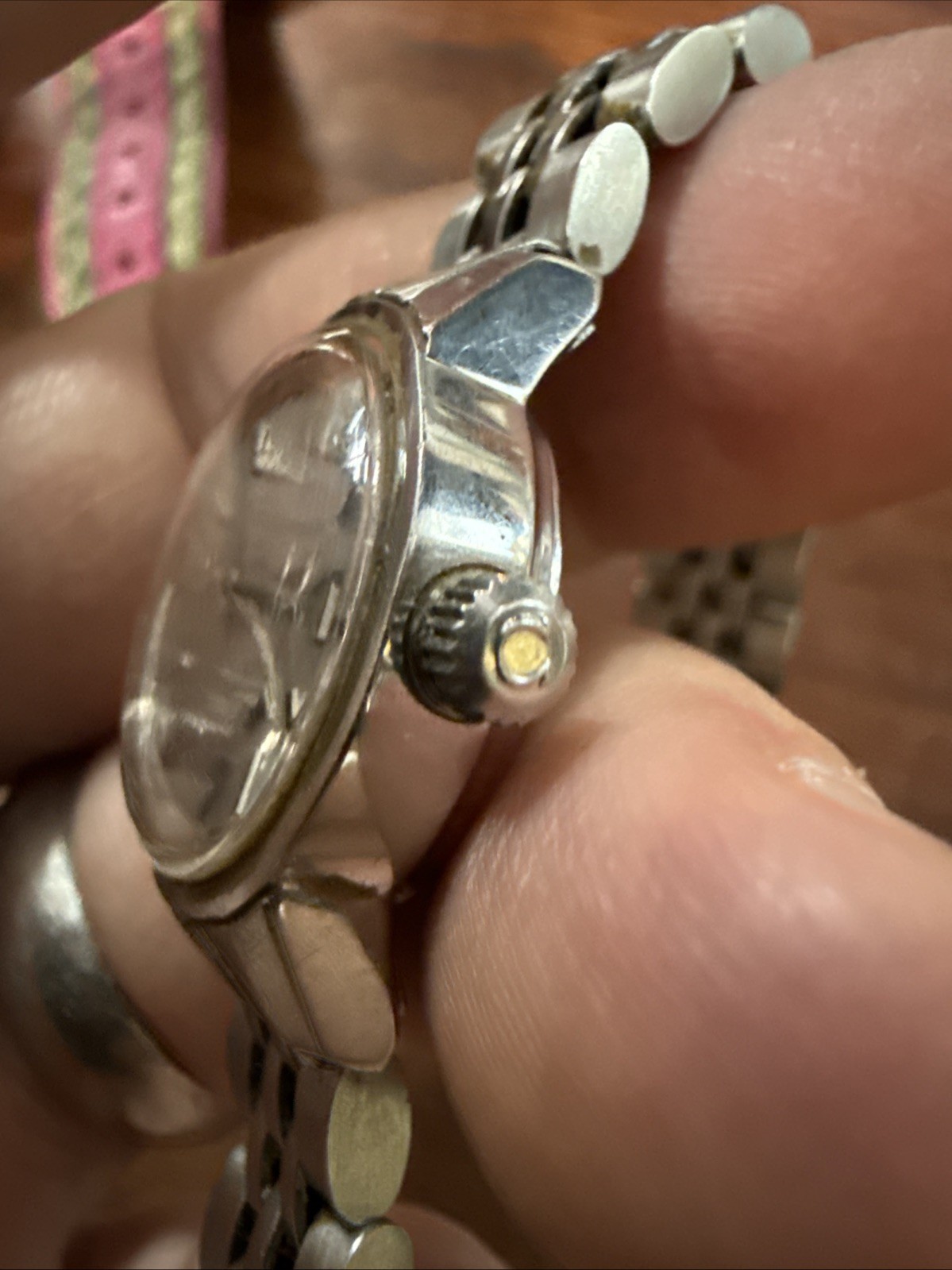 OMEGA Automatic Ladies 22mm USS stamp U.S steel Company 40 Years Service Works