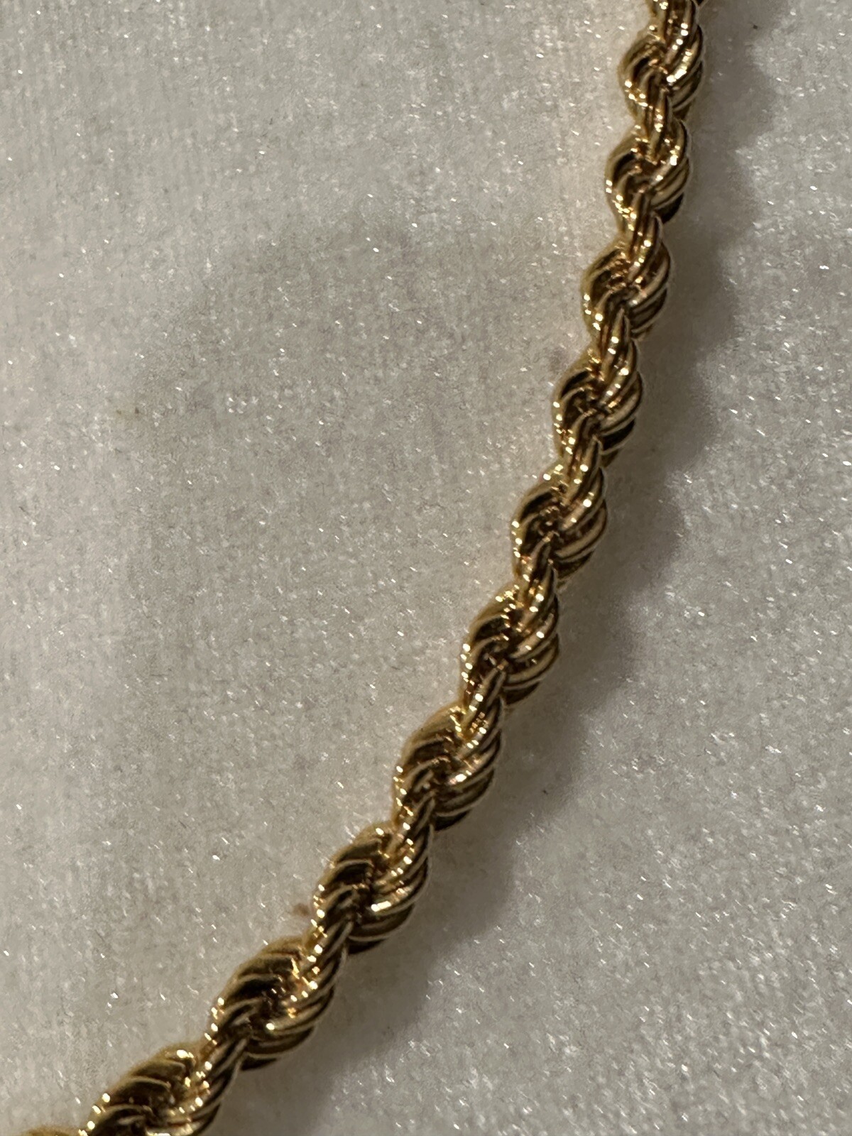 Monet Gold Plated Rope Twist Chain Necklace 24” A12