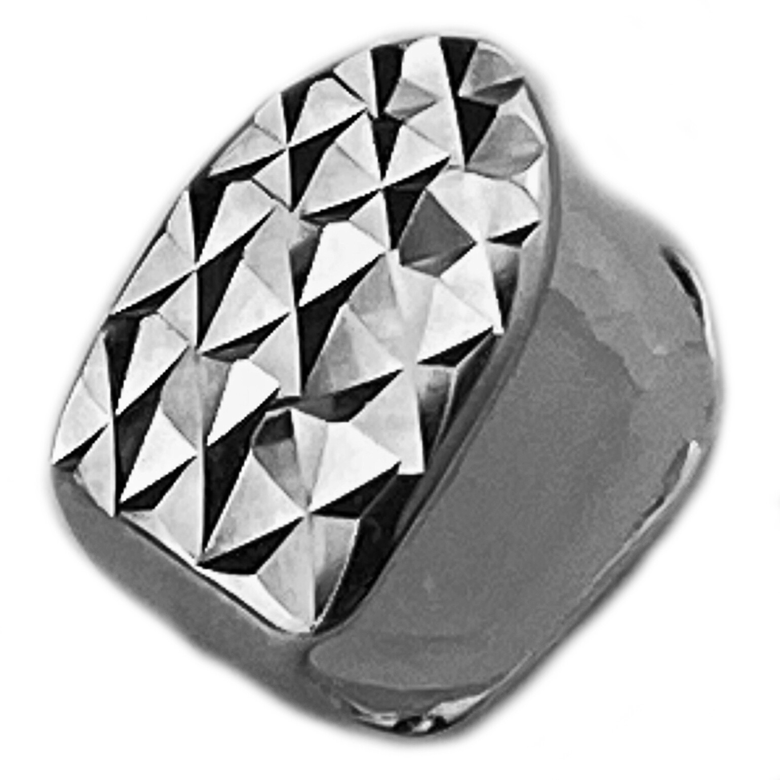 Solid Real 925 Sterling Silver Single Grill One Top Tooth Cap Cut Grillz
