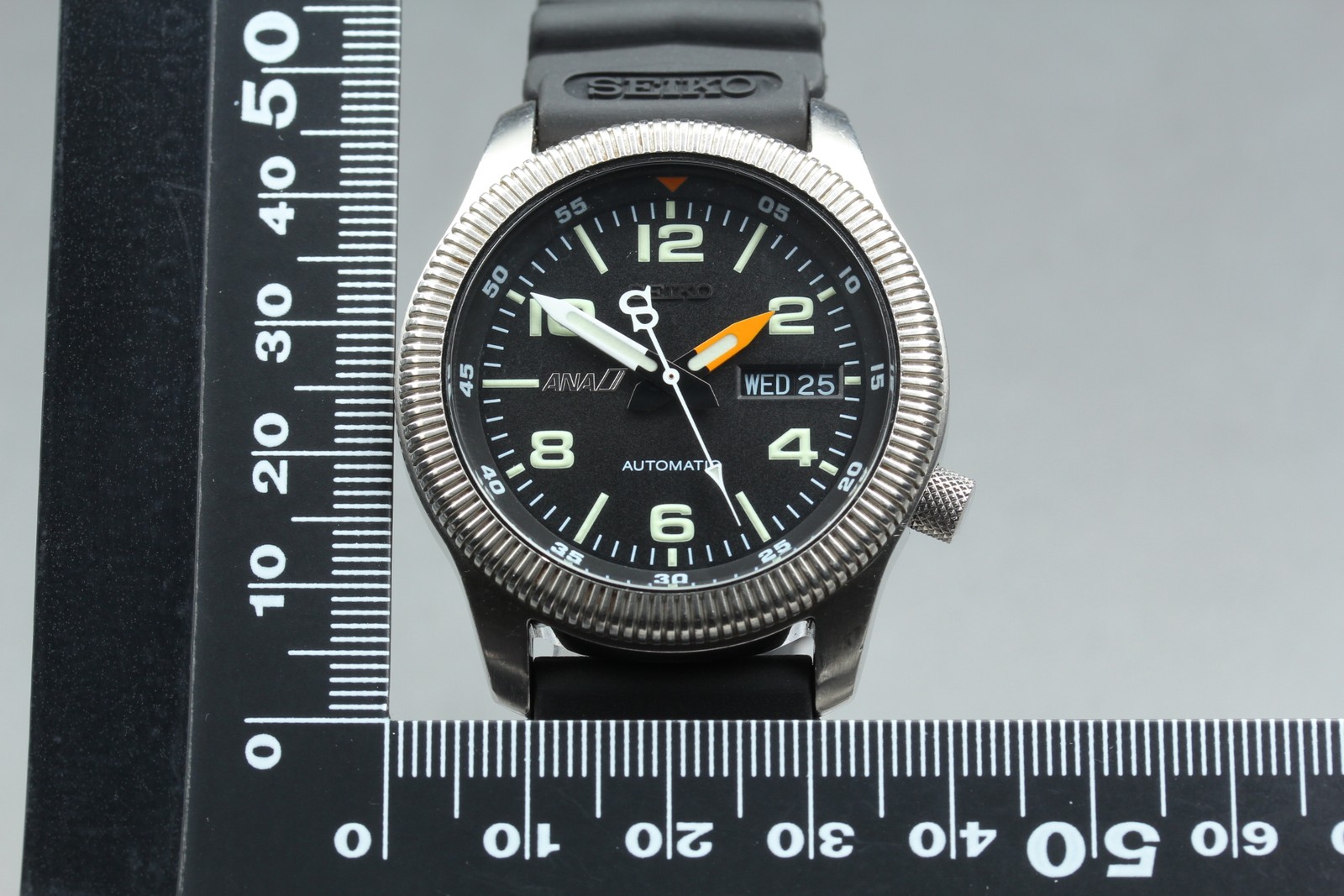 Serviced O.H MINT SEIKO ANA Pilot Limited 7S26-0620 Black Men’s Automatic Watch