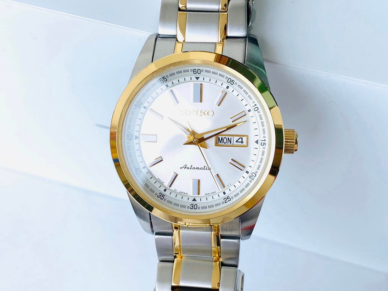Seiko SARV004 Automatic White Dial Date Day Indicator Men’s Watch