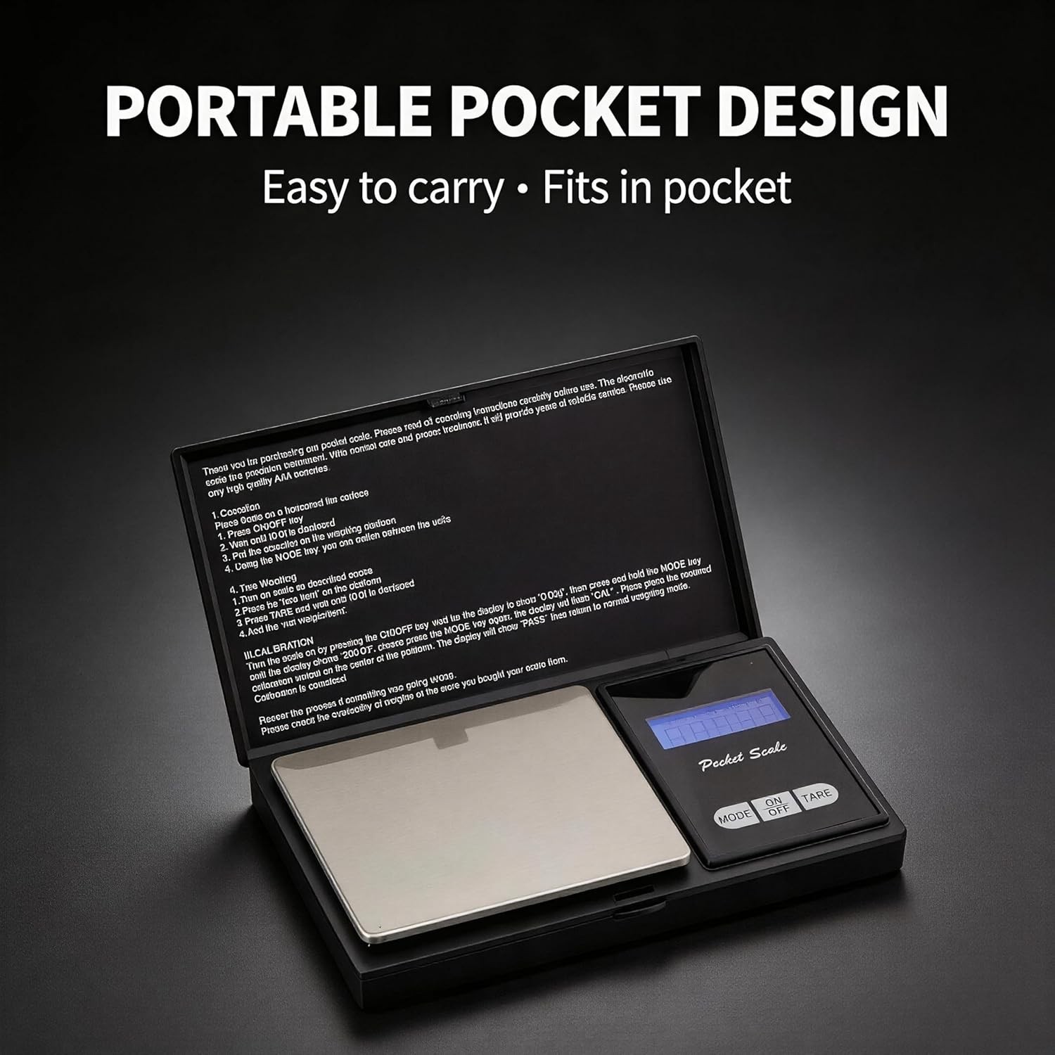 Lightweight 500g Mini Pocket Scale with Tare Function – Perfect for Herbs & More