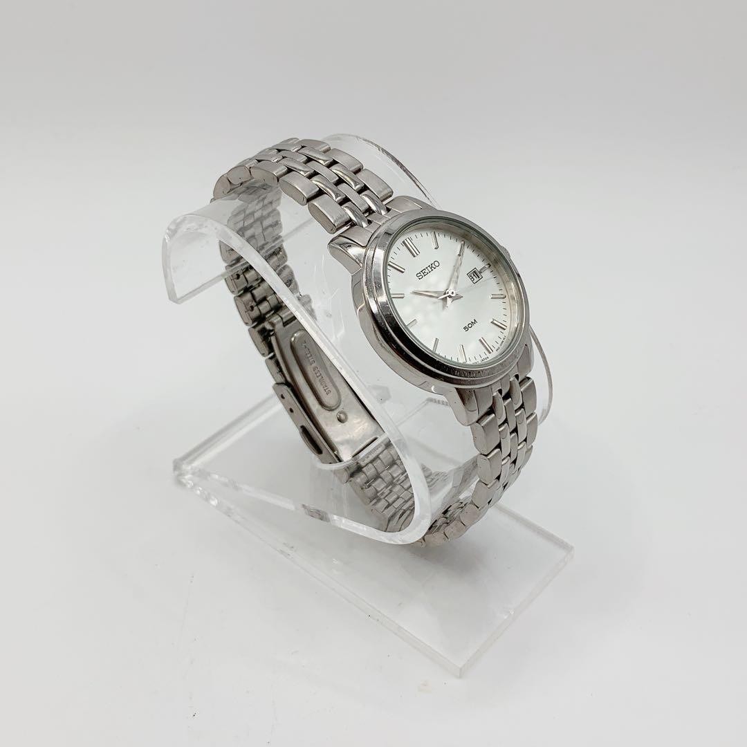 SEIKO Neo Classic 6N22-00F0 Quartz Women’s Silver Date Watch