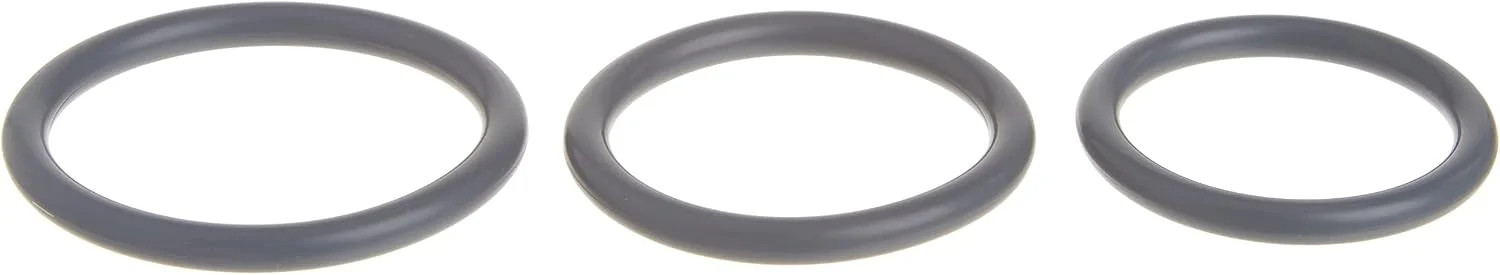 Doc Johnson OptiMALE – Thin 3 C-Ring Set – Stretchy Silicone – Slate