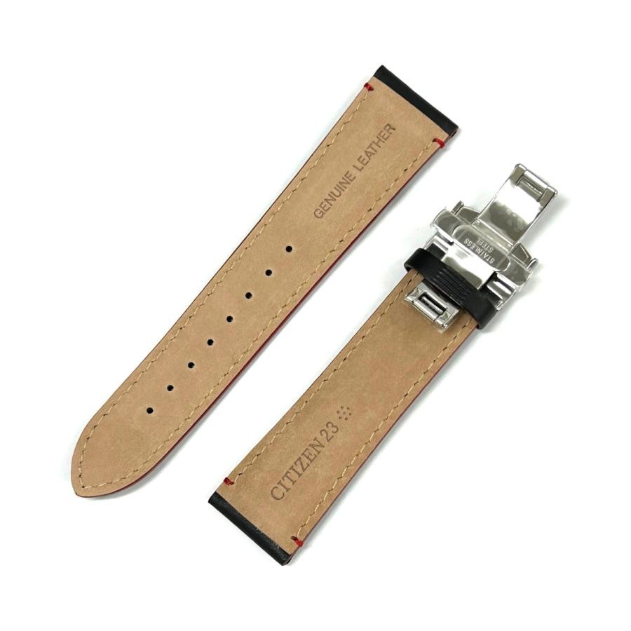 Genuine New CITIZEN Leather Strap AT9036-08E AT9037-05E 23mm Black 59-S52964