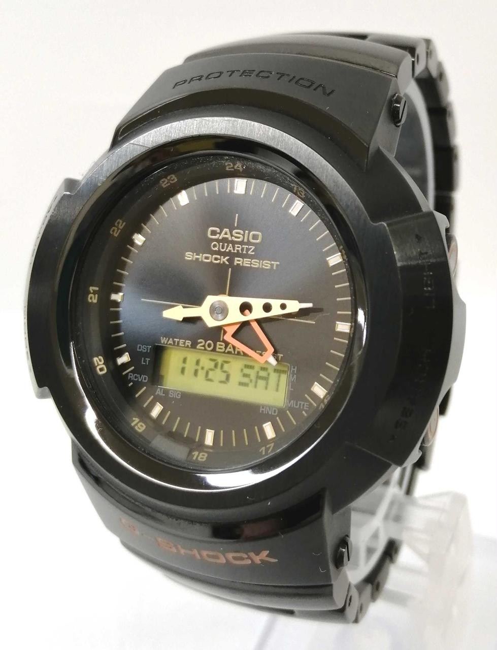 CASIO G-SHOCK AWM-500UA Black Solar Men Watch Auth Japan
