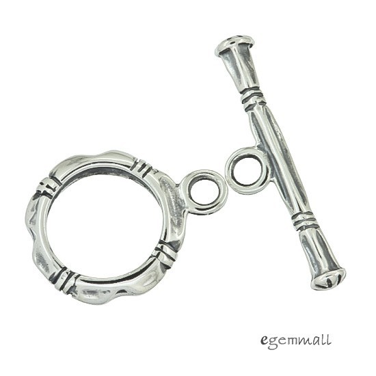Antique Sterling Silver Toggle Clasp 12.3mm #97440