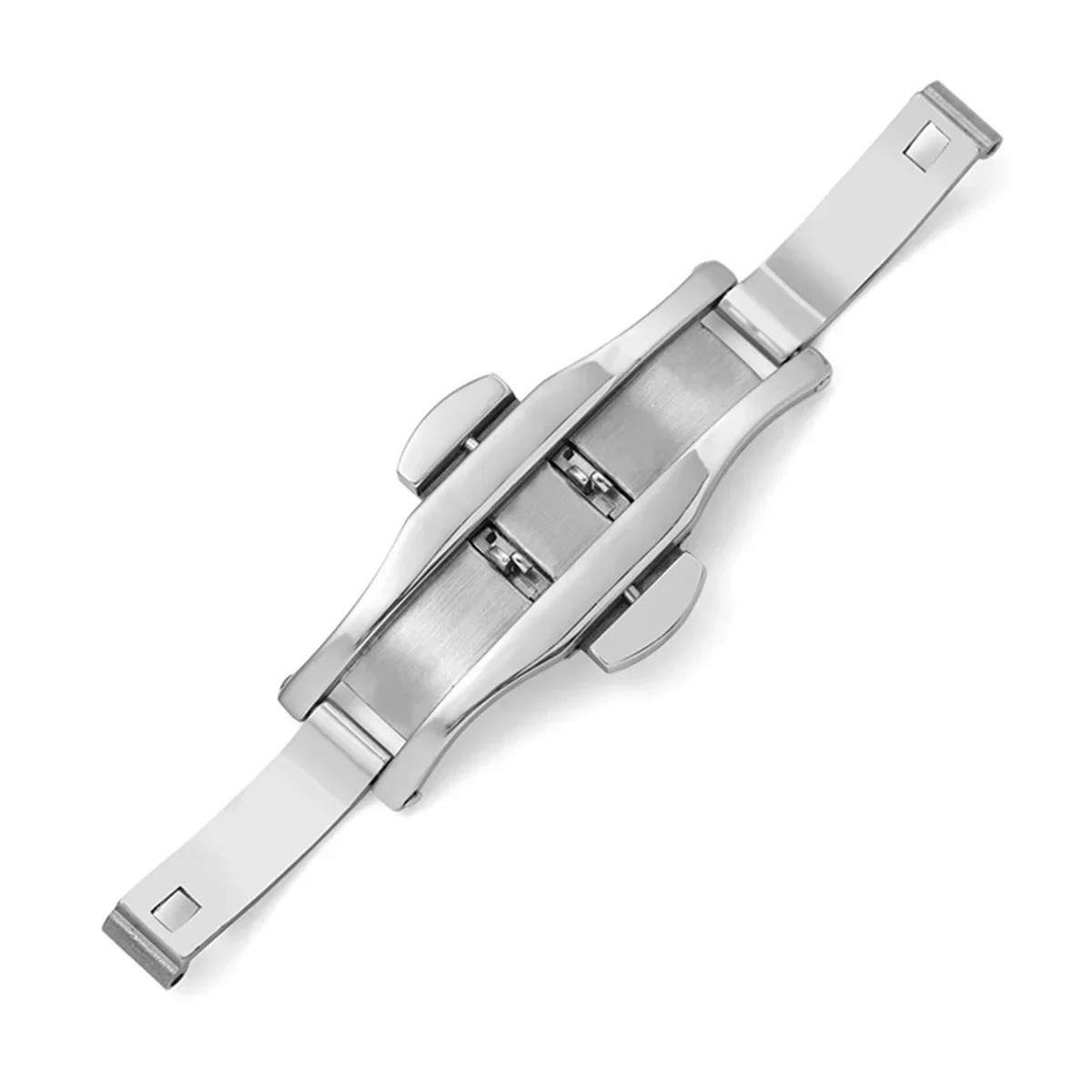 Stainless Steel Butterfly Buckle Watch Band Clasp 16mm-22mm Deployment Clasp NEW