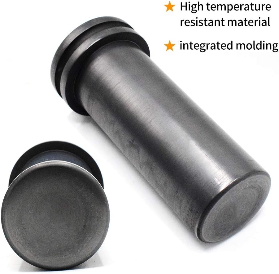 TOAUTO 3KG Graphite Crucible for Metal Purity Casting Ingot Mould for Gold Silve