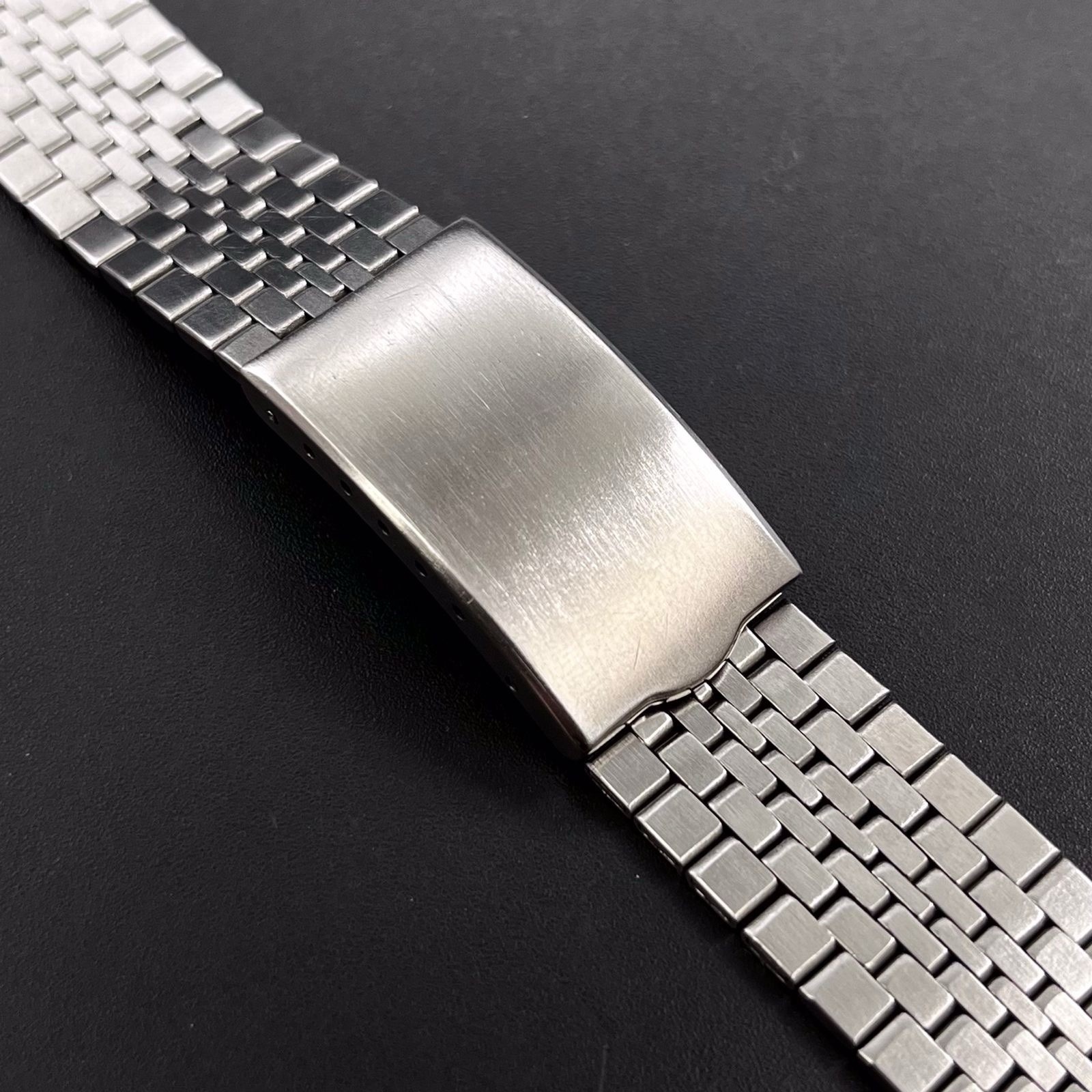 Vintage Maruman 18 to 19 MM Classic St, Steel Japan Men’s Watch Bracelet BS15C