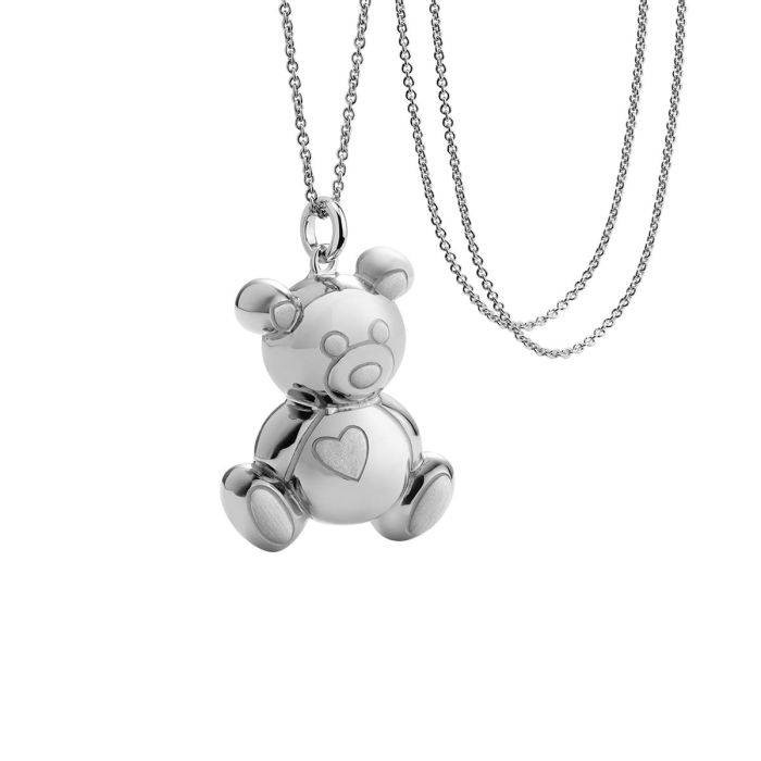 leBebè Suonamore the Bears Necklace SNM090 Call Angel Silver