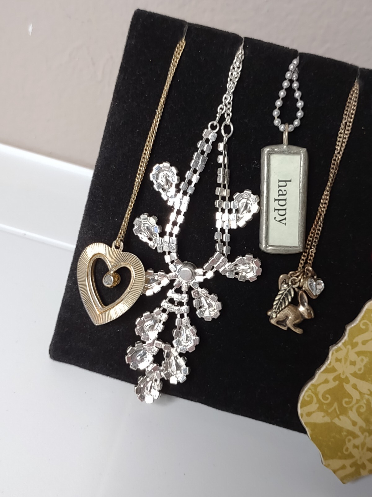 Lot Of 12 Pendant Necklaces Heart, Rabbit, Star, Anchor, Music Necklace Lot P33