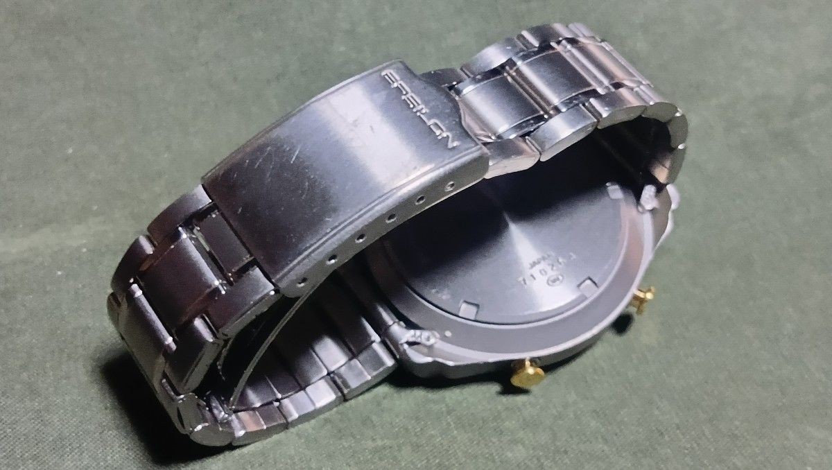 SEIKO ALBA EPSILON TITANIUM Panel Light Digital Analog Men’s Watch