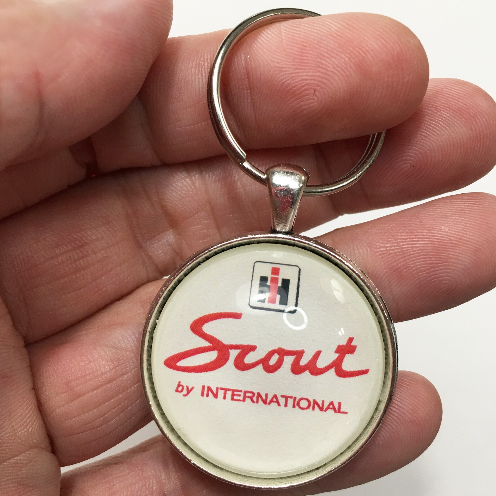 Vintage International Scout Reproduction Keychain