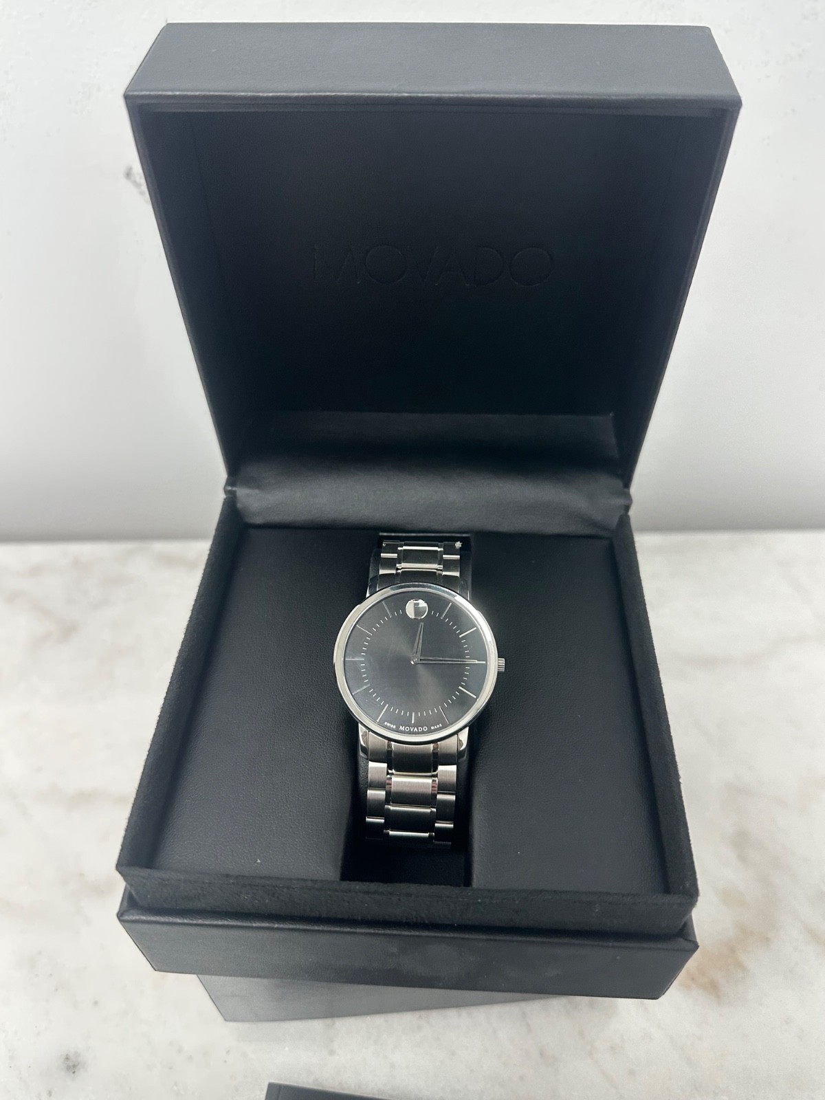 Movado Men’s Stainless Steel Thin Classic 0606687