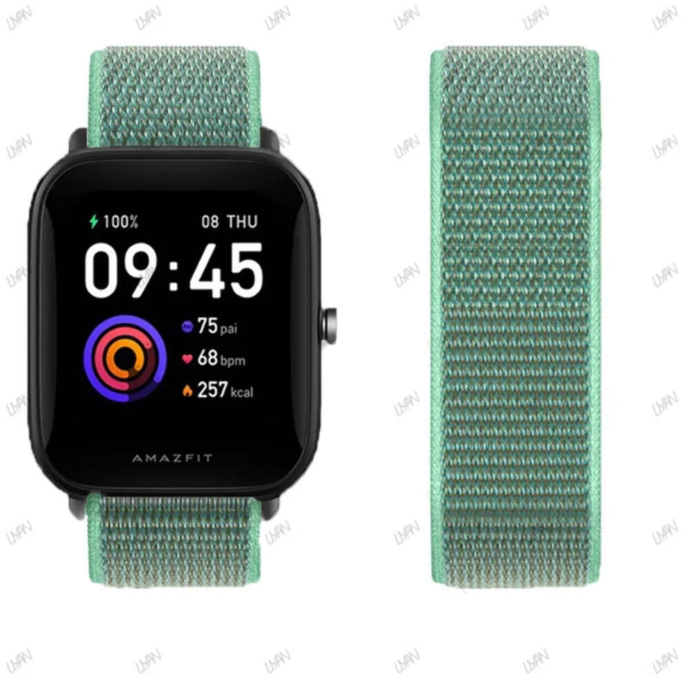 20mm/22mm watch band For Amazfit GTR/GTS 4-3-2-2e/GTR 42mm-47mm/bip-U-S-lite Nyl