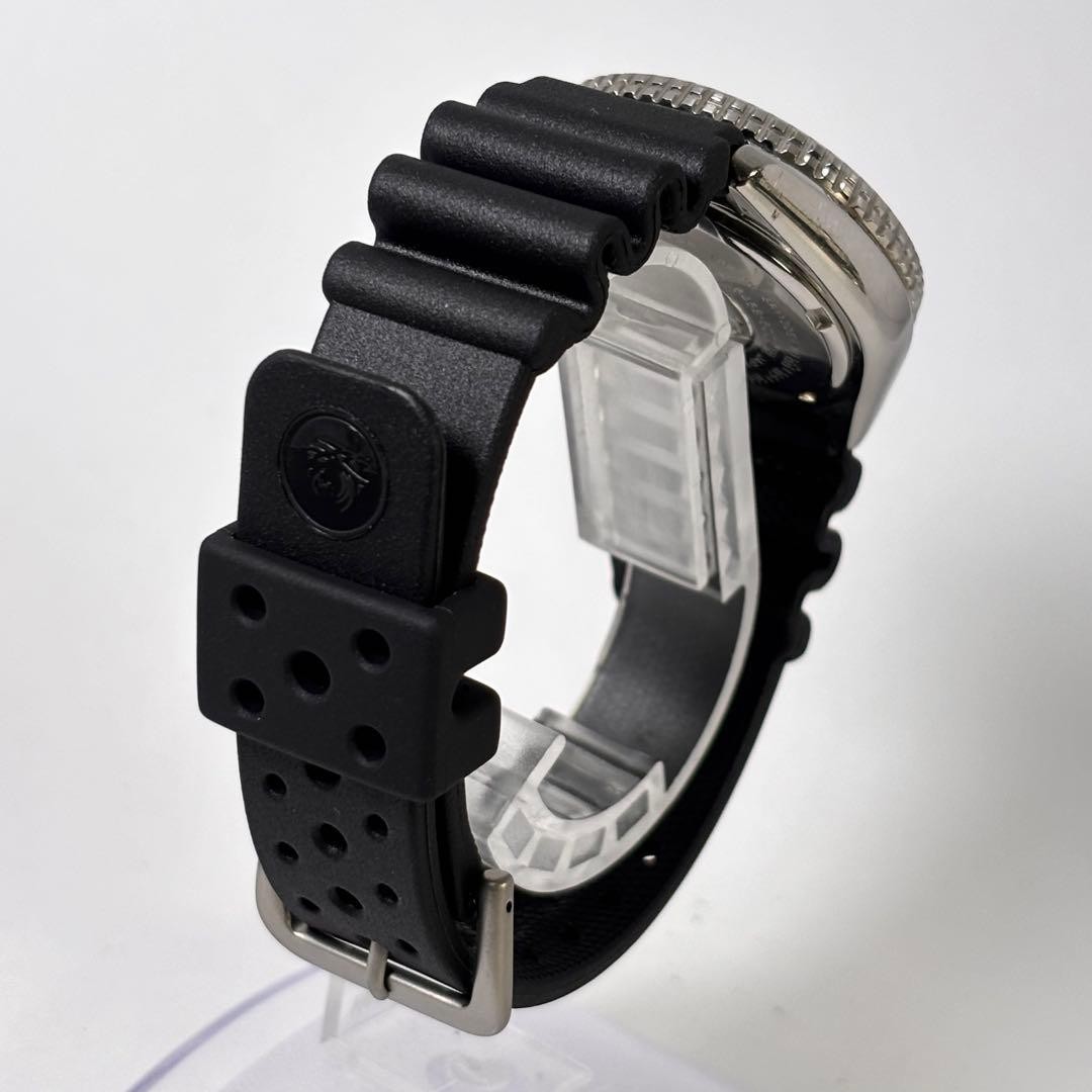 SEIKO 6458-6000 Diver 150m Quartz Watch Black 1983 New Battery Strap