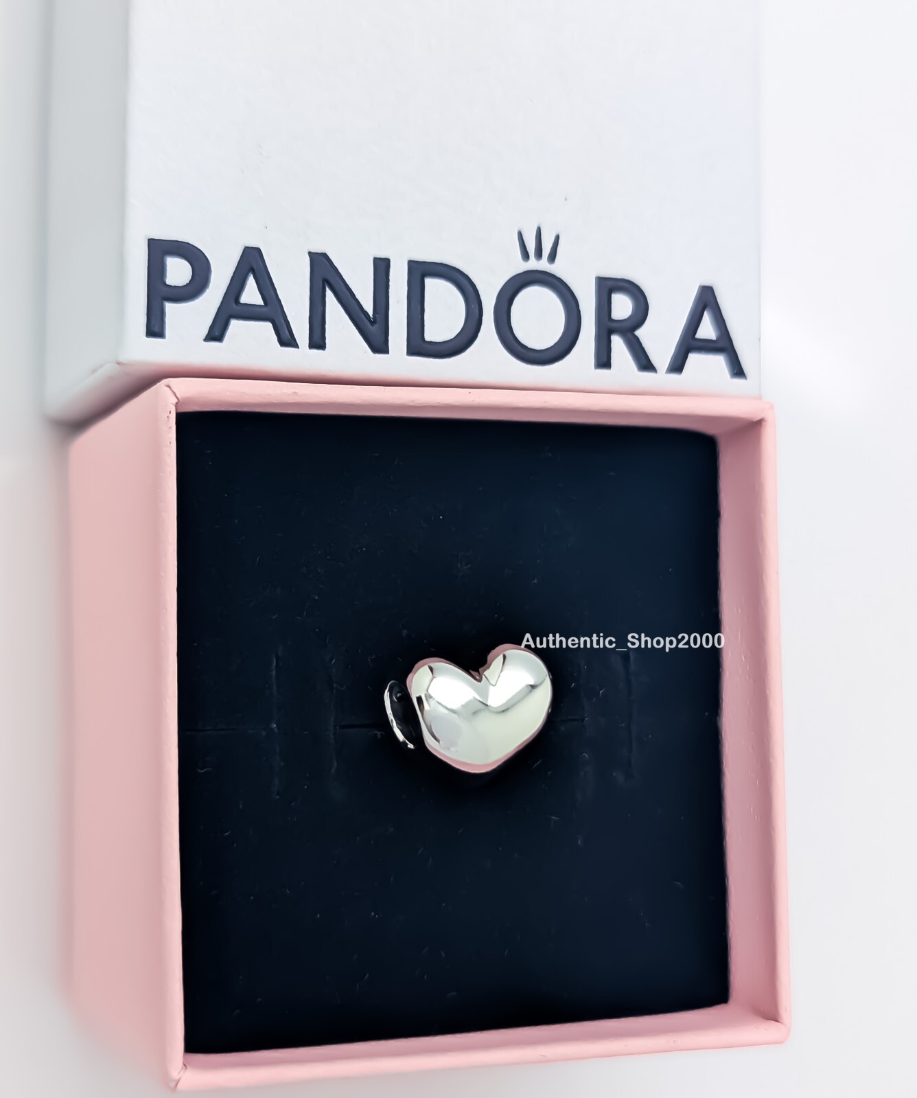 NEW 100% Authentic PANDORA Brand 925 Be Love Engravable Heart Charm 793439C00