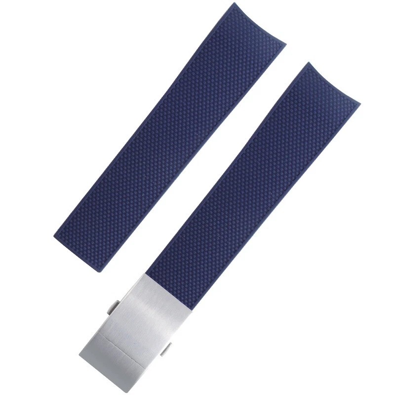 Soft Rubber Silicone waterproof Watch Band Strap 19/21mm fit L.ongines Conquest