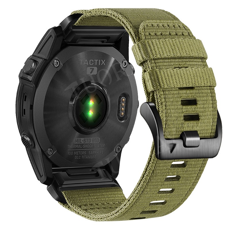 Nylon Band For Garmin Fenix 8 E 7 7X 6 6X 5 5X 3 HR Approach S62 S60 Watch Strap